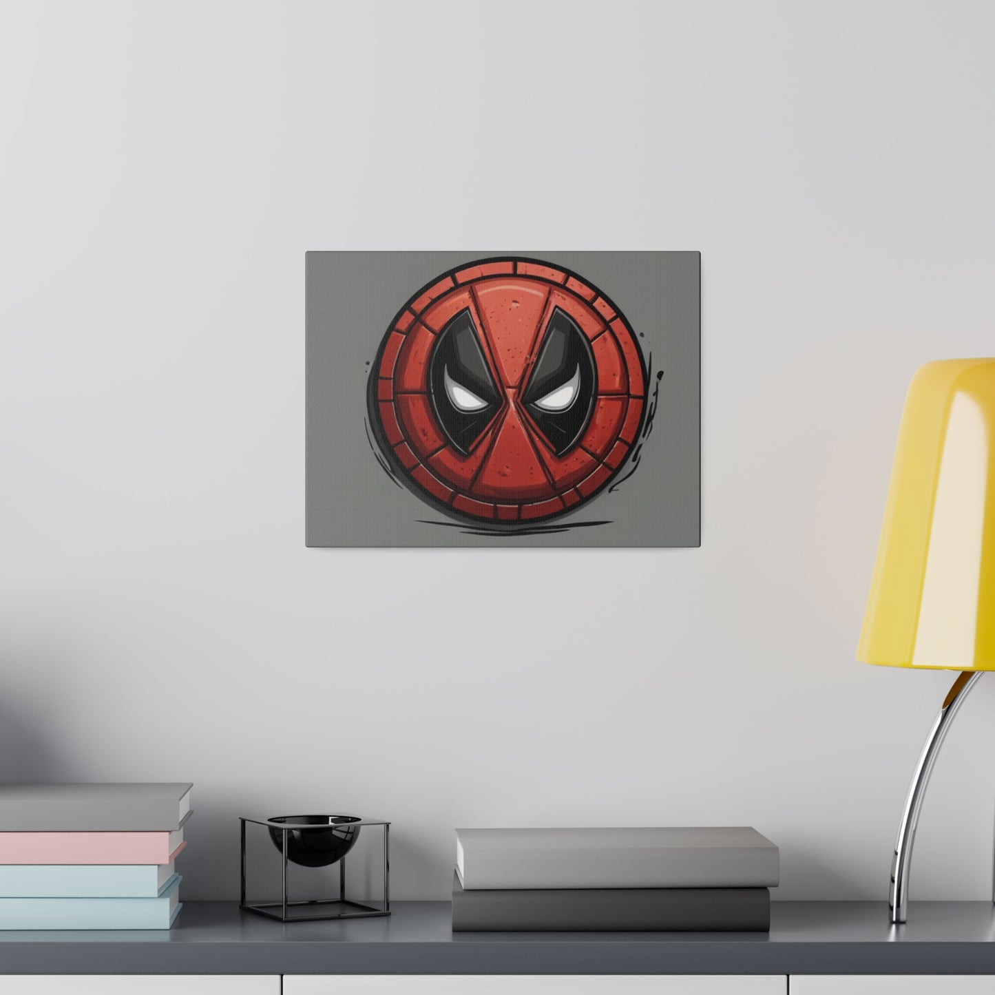 Deadpool Logo Symbol - Matte Canvas, Stretched, 0.75"