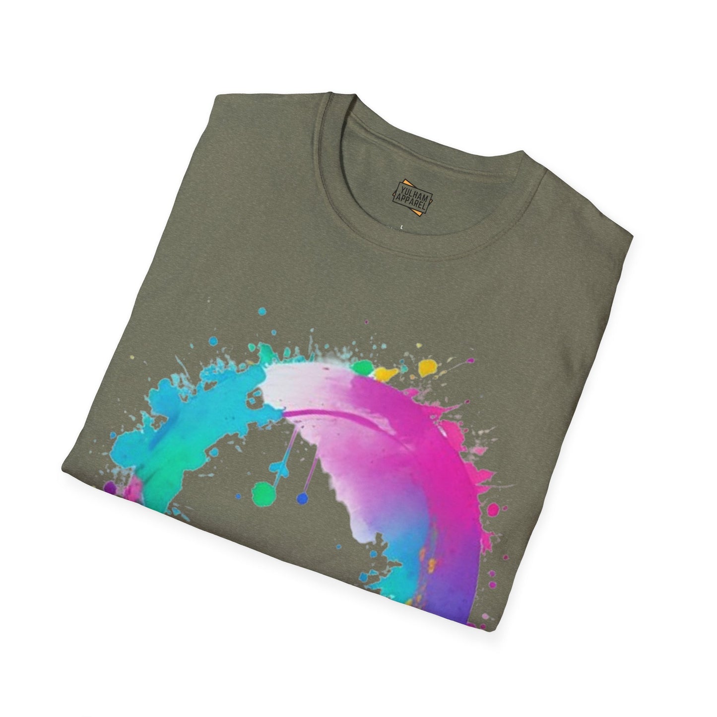 Messy Colourful Circle - Unisex T-Shirt