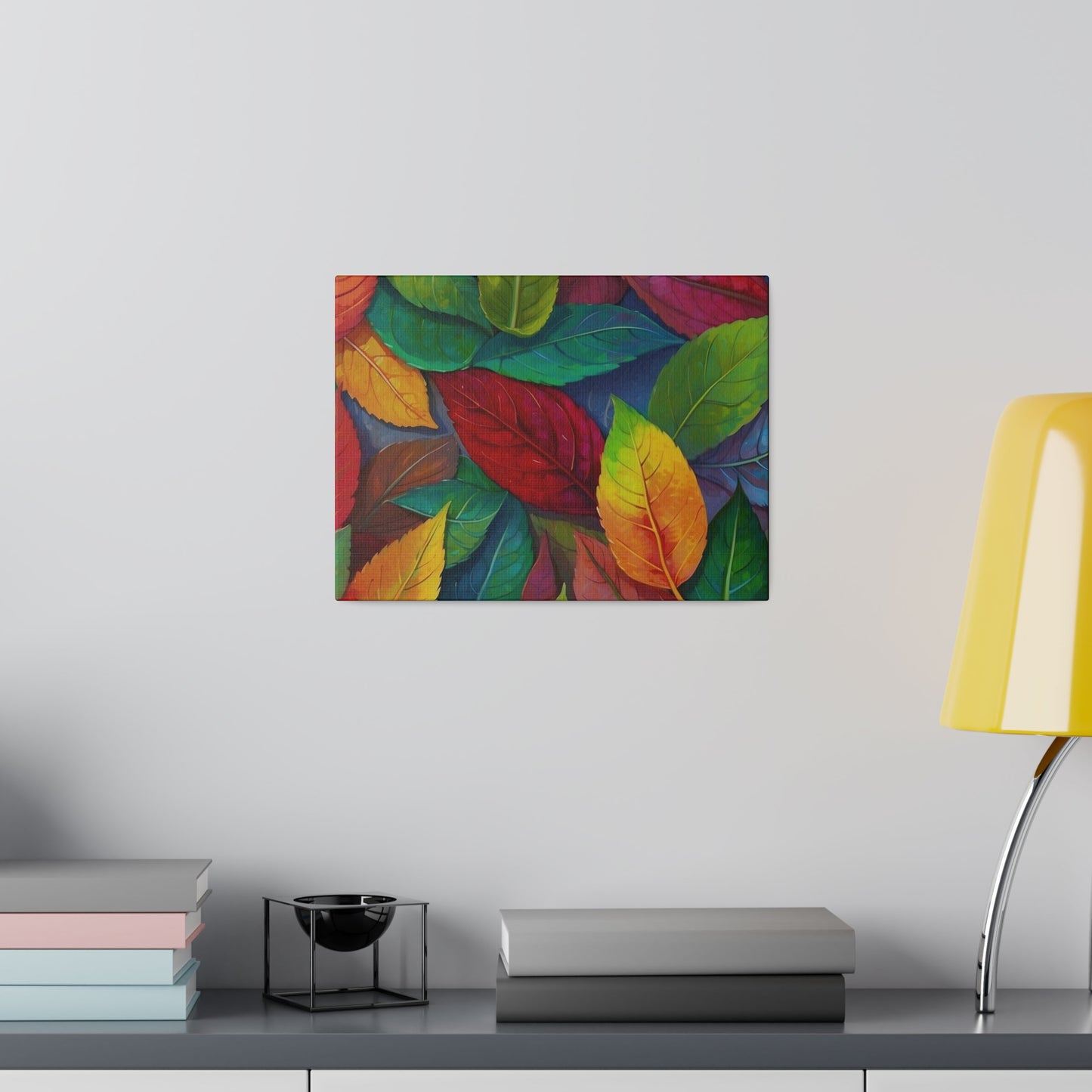 Colourful Leaves - Matte Canvas, Stretched, 0.75"