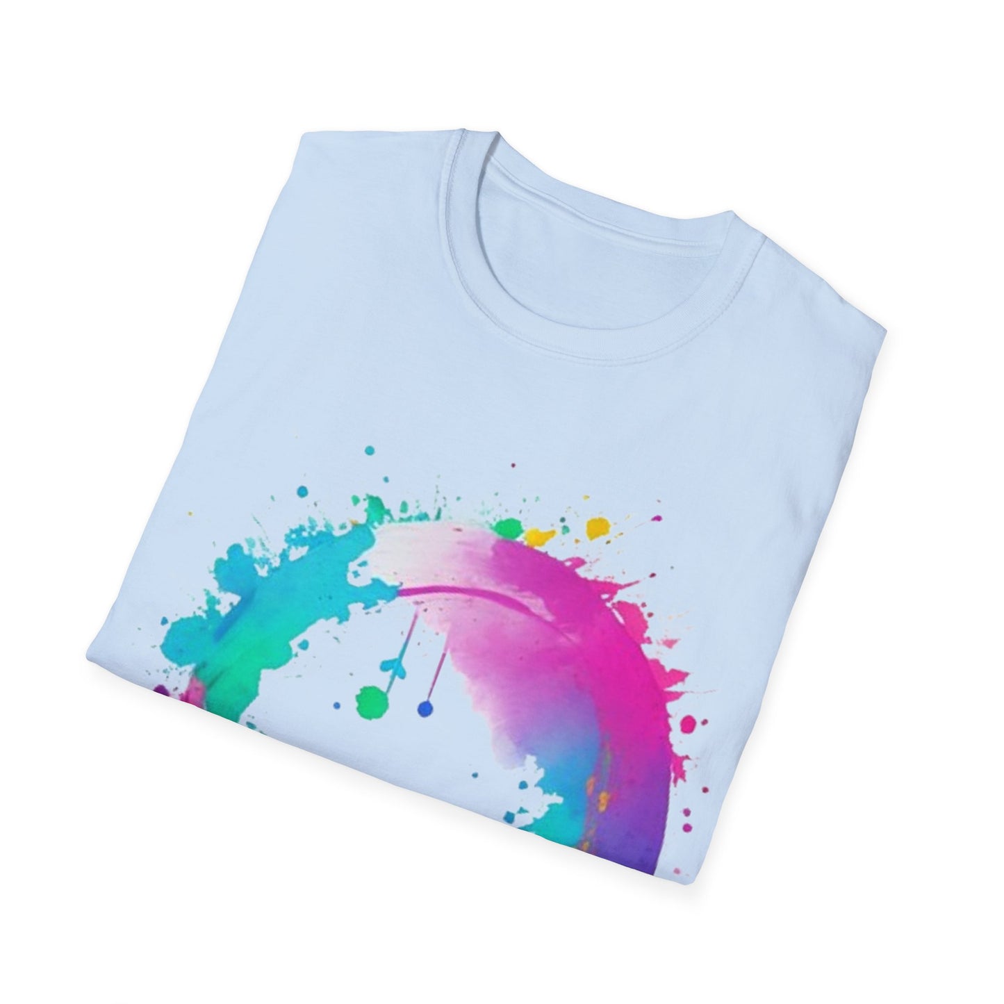 Messy Colourful Circle - Unisex T-Shirt