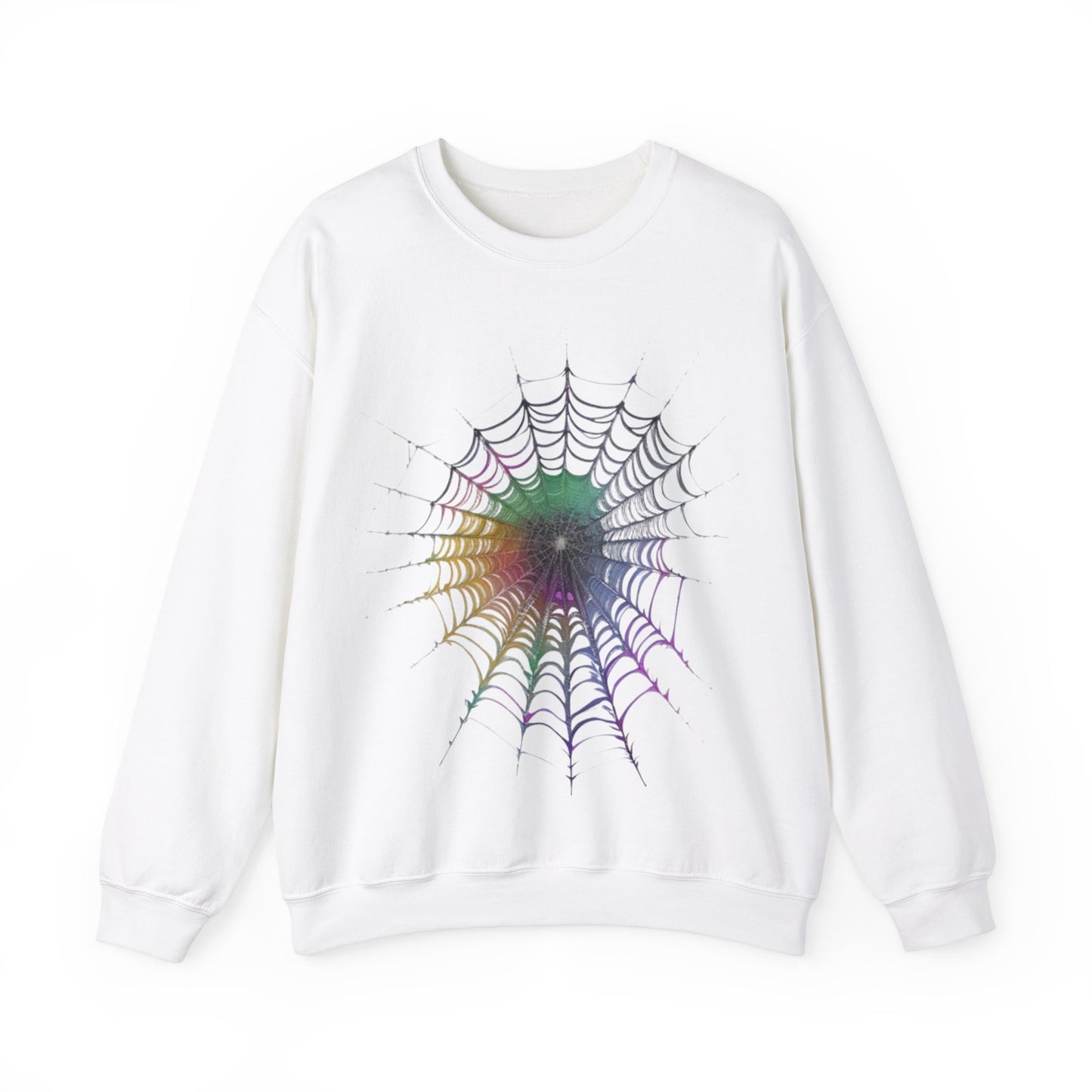 Colourful Spiderweb - Unisex Crewneck Sweatshirt
