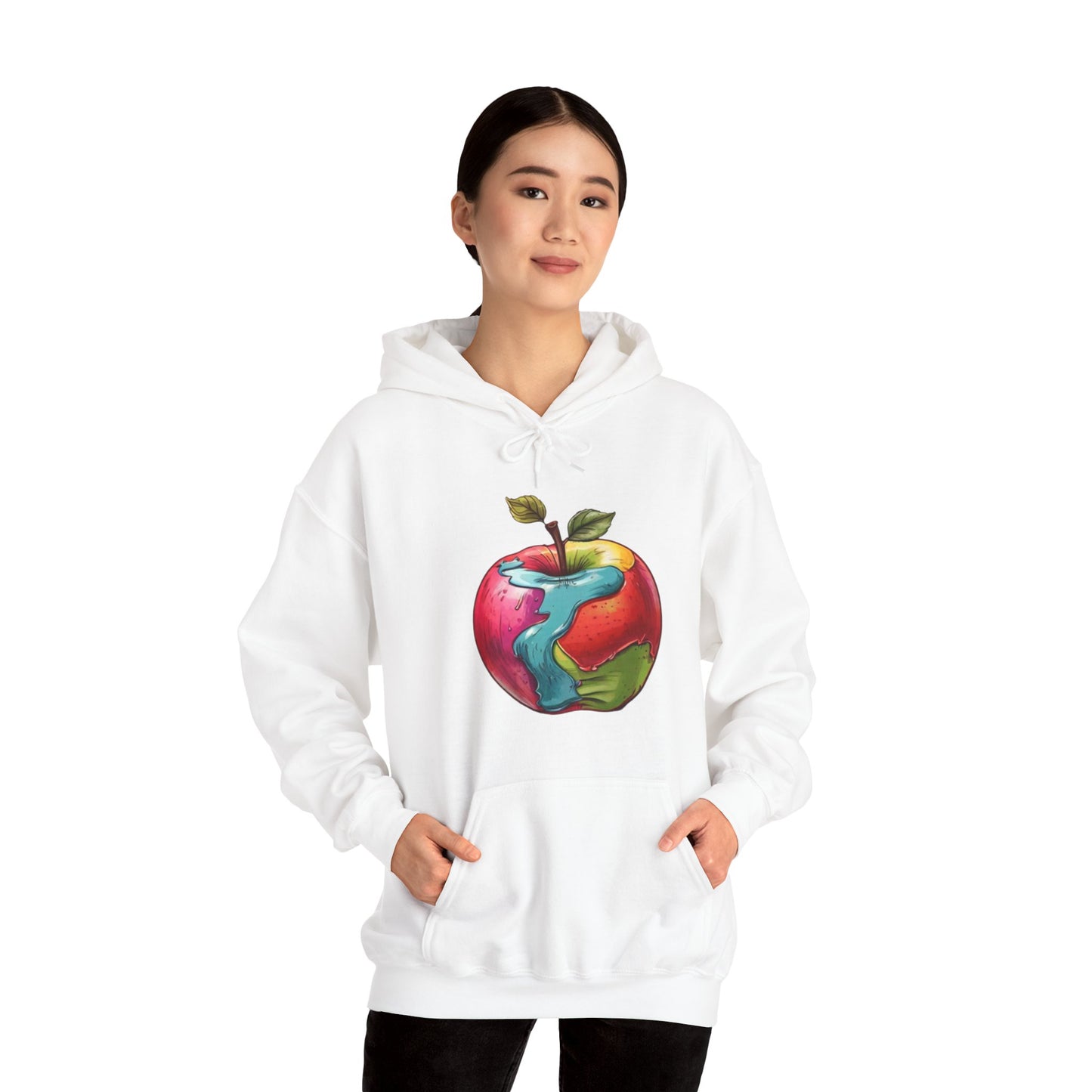 Colourful Apple - Unisex Hooded Sweatshirt