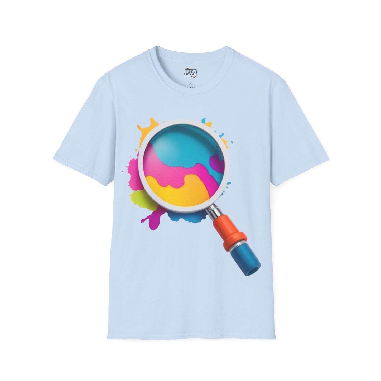 Colourful Magnifying Glass - Unisex T-Shirt