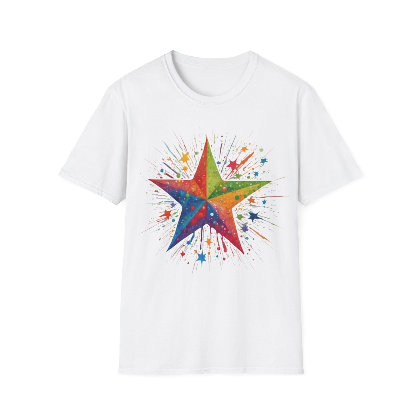 Exploding Messy Star - Unisex T-Shirt