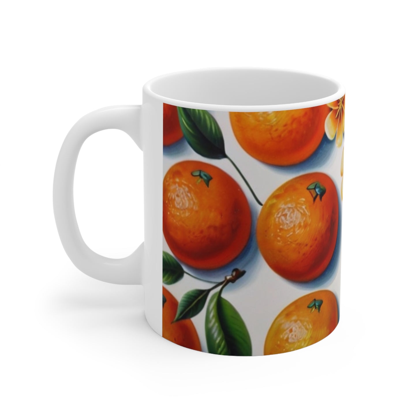 Oranges Fruit Mug - Ceramic Coffee Mug 11oz
