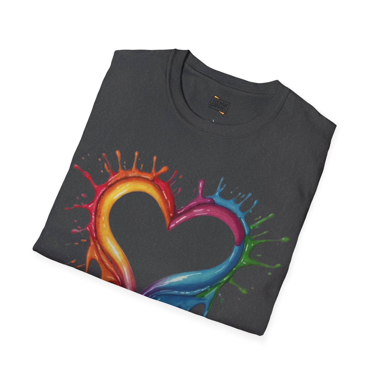 Messy Melting Love Heart - Unisex T-Shirt