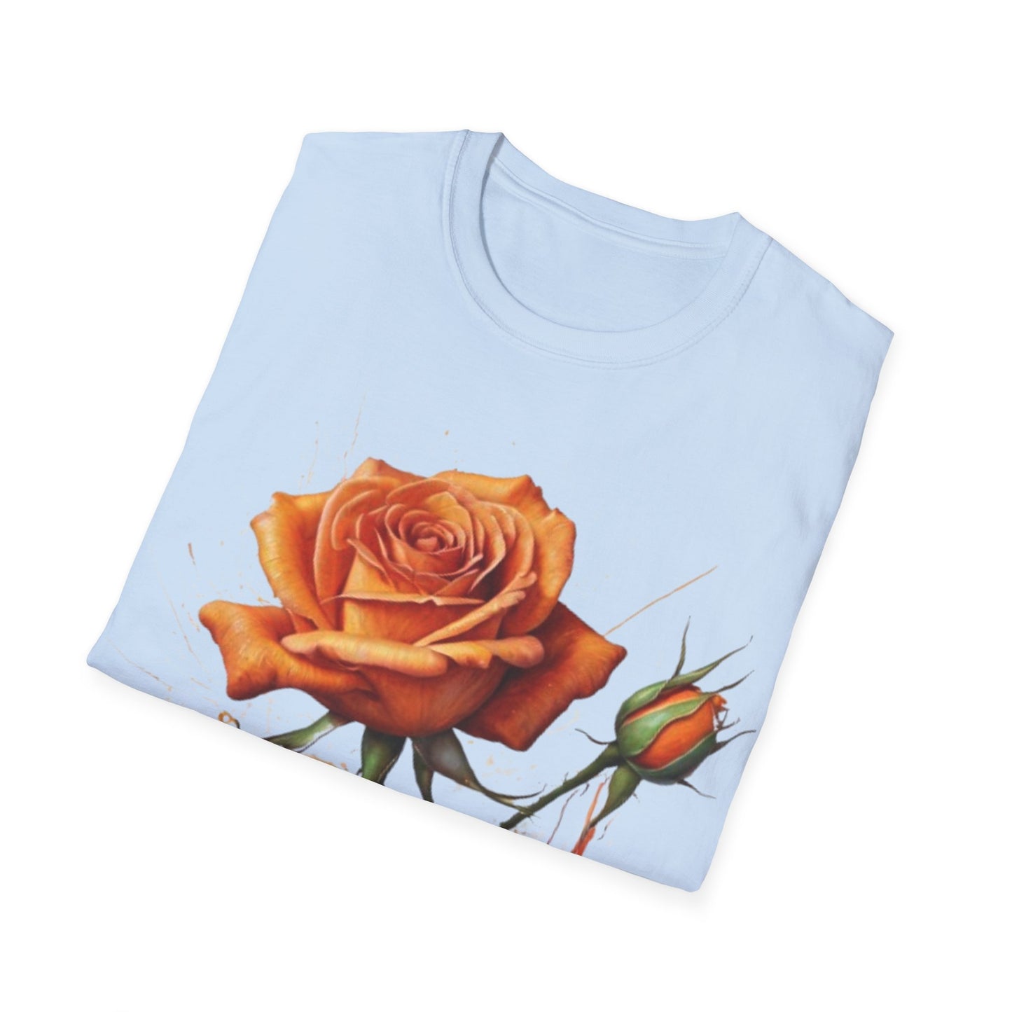 Messy Orange Rose - Unisex T-Shirt