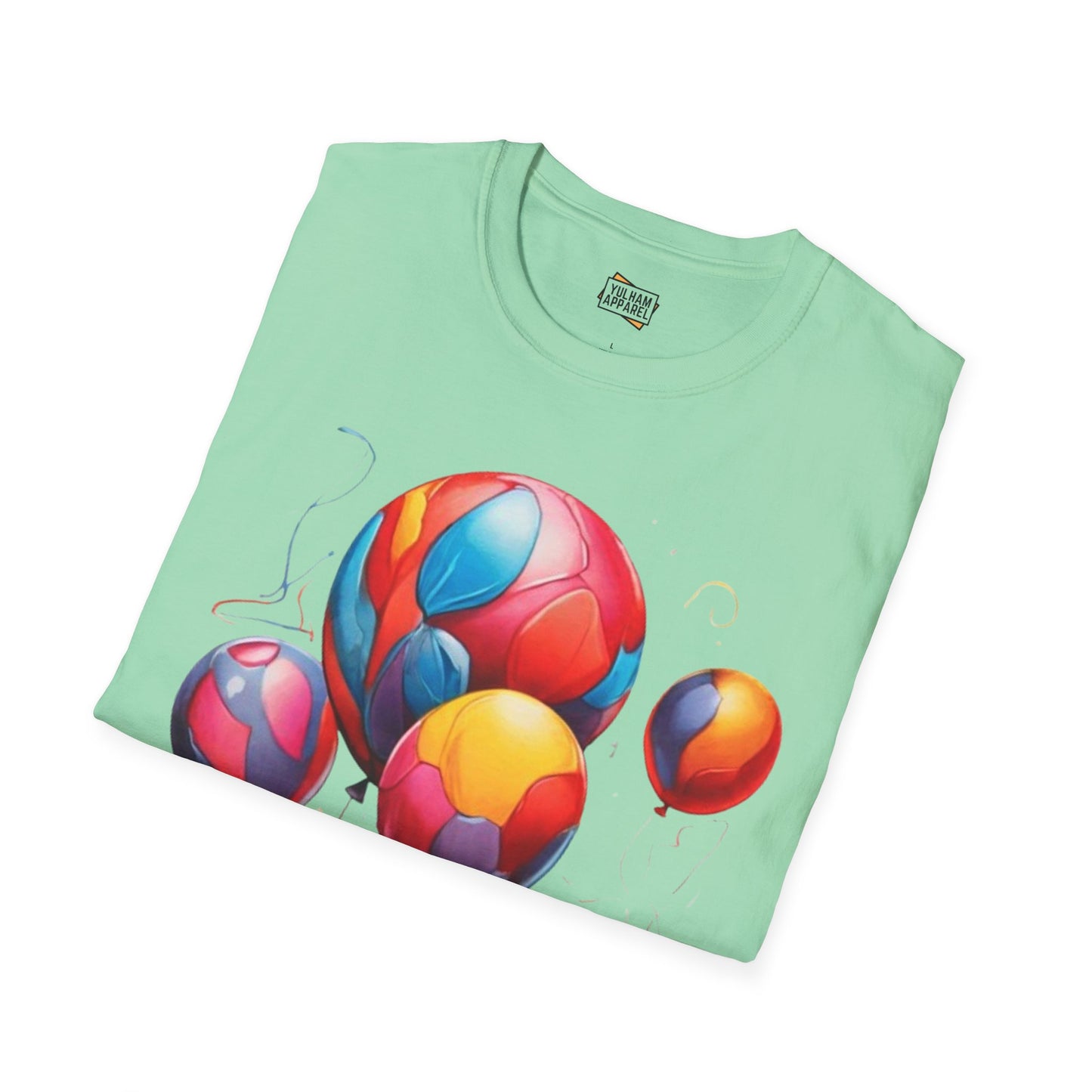 Colourful Messy Balloons - Unisex T-Shirt