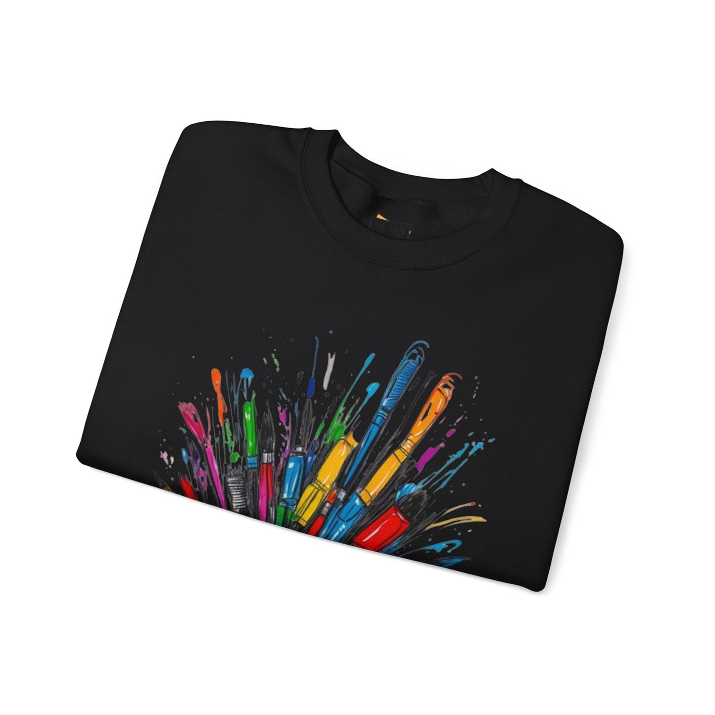 Messy Paintbrushes - Unisex Crewneck Sweatshirt