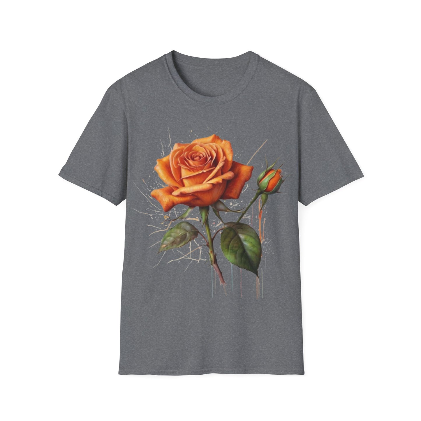 Messy Orange Rose - Unisex T-Shirt