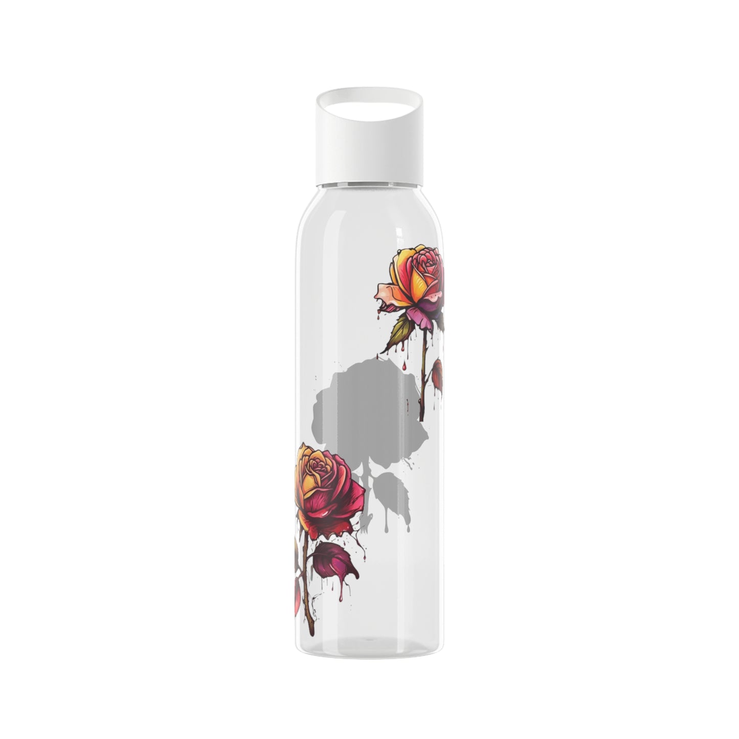 Dying Colourful Roses - Sky Water Bottle