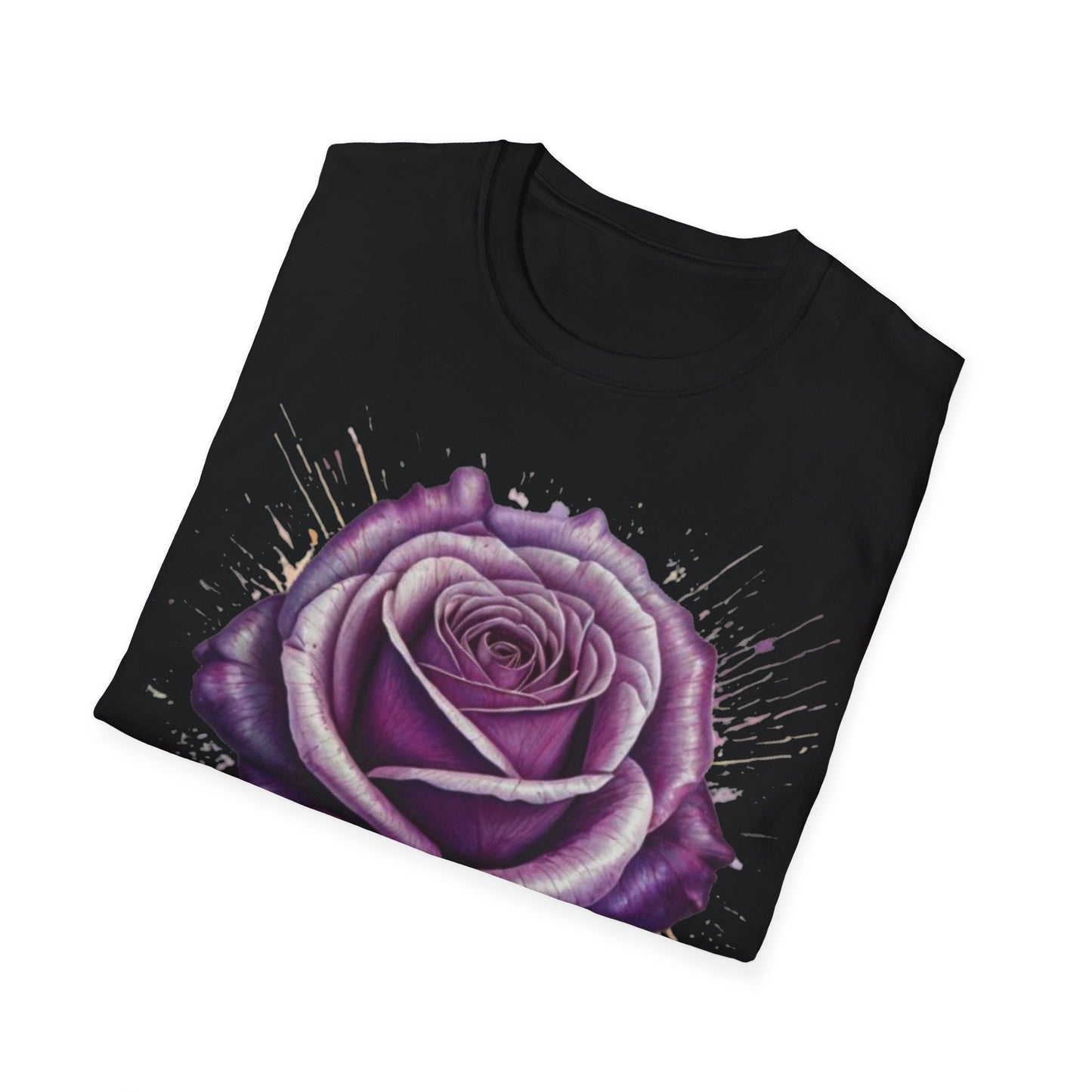 Messy Purple Rose - Unisex T-Shirt