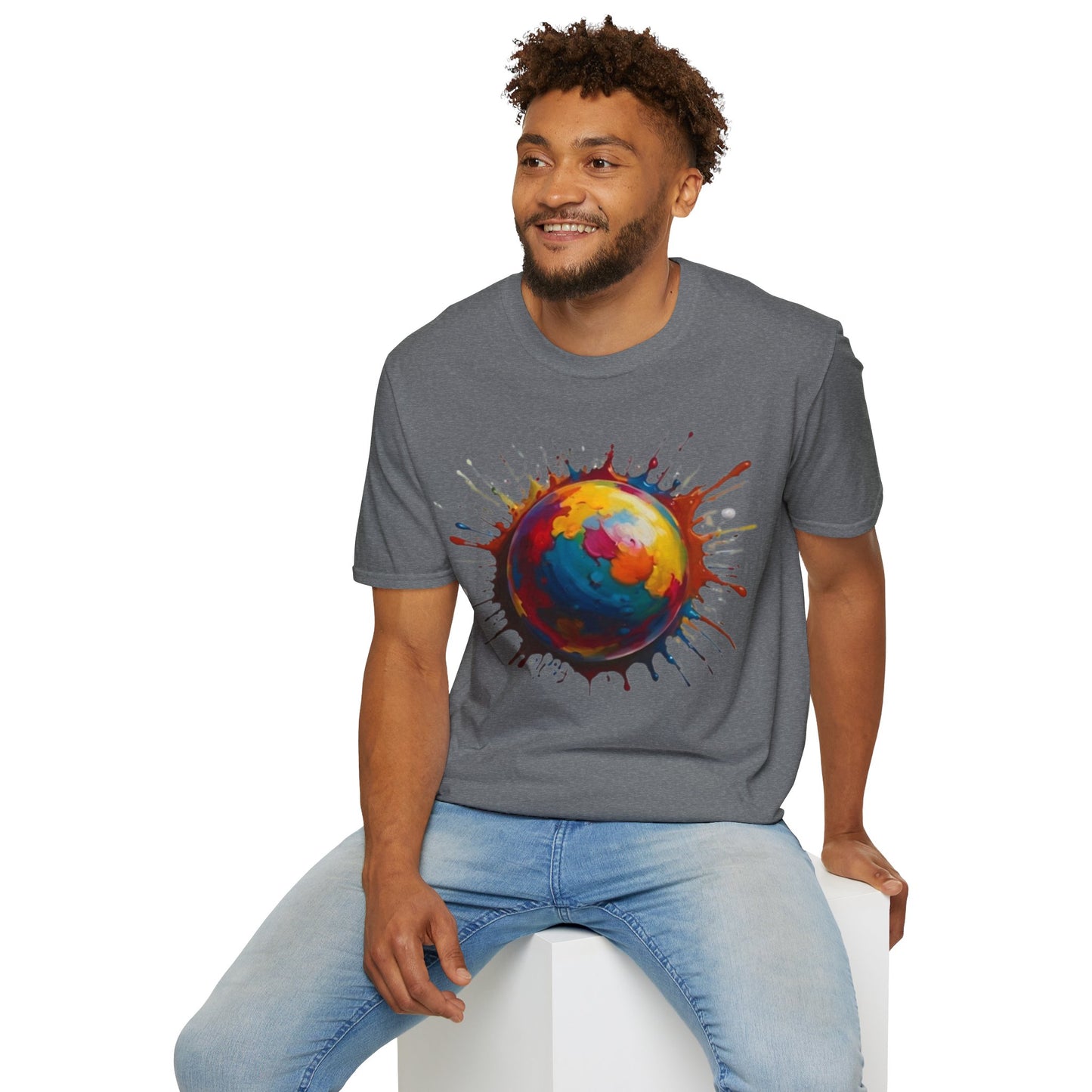 Messy Colourful Cannonball - Unisex T-Shirt