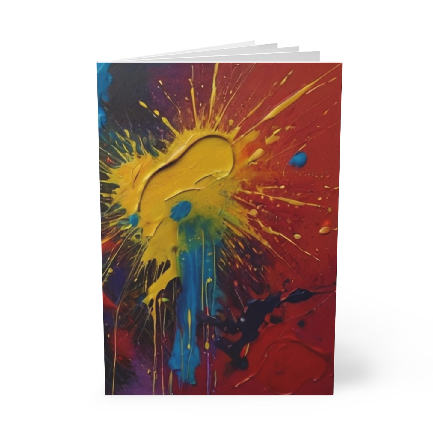 Messy Paint Prints - Softcover Notebook, A5