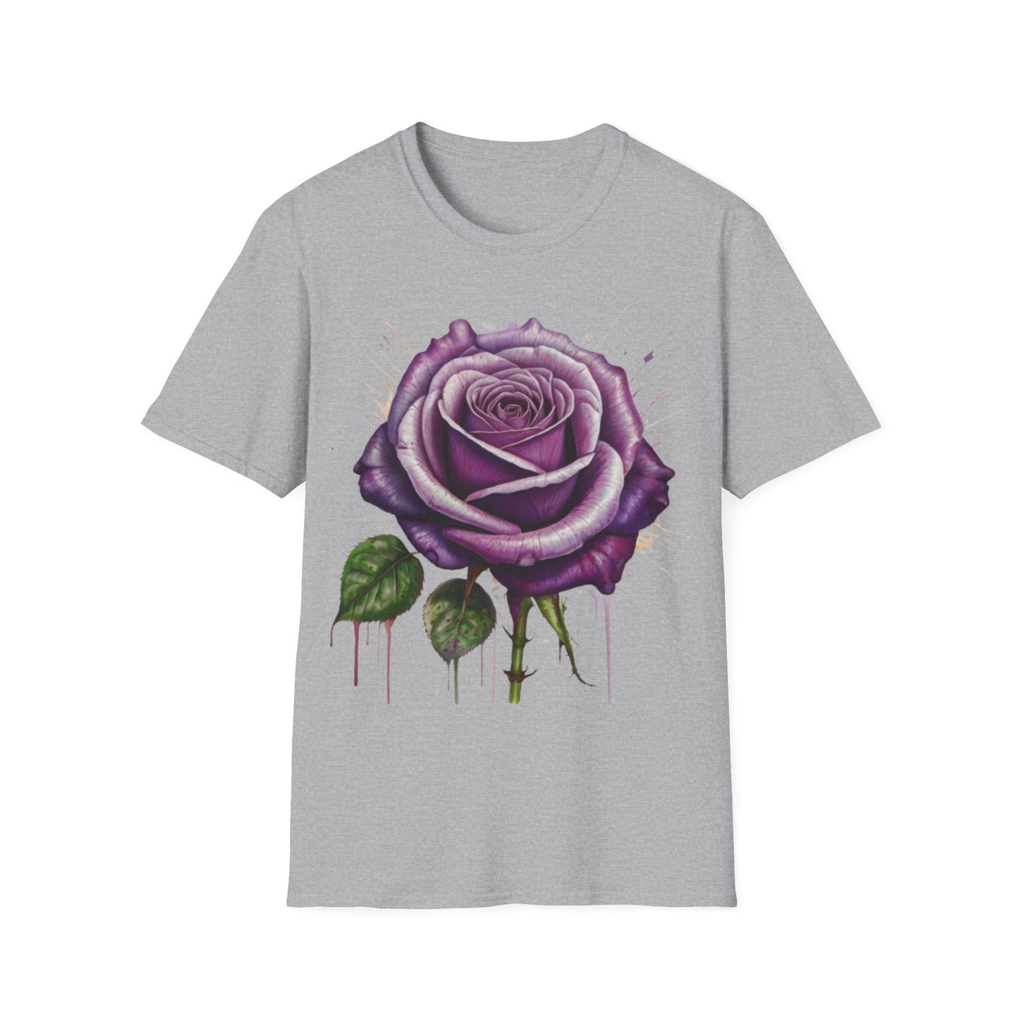 Messy Purple Rose - Unisex T-Shirt