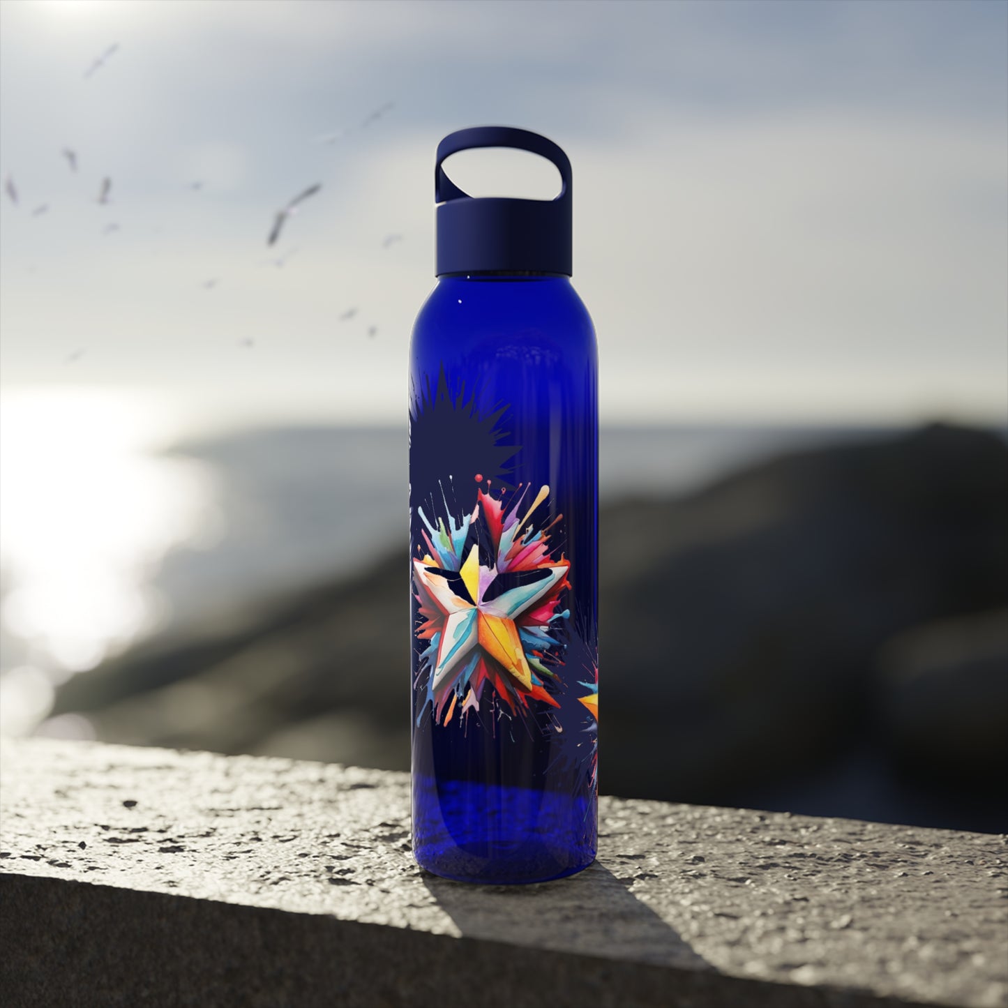 Colourful Stars - Sky Water Bottle