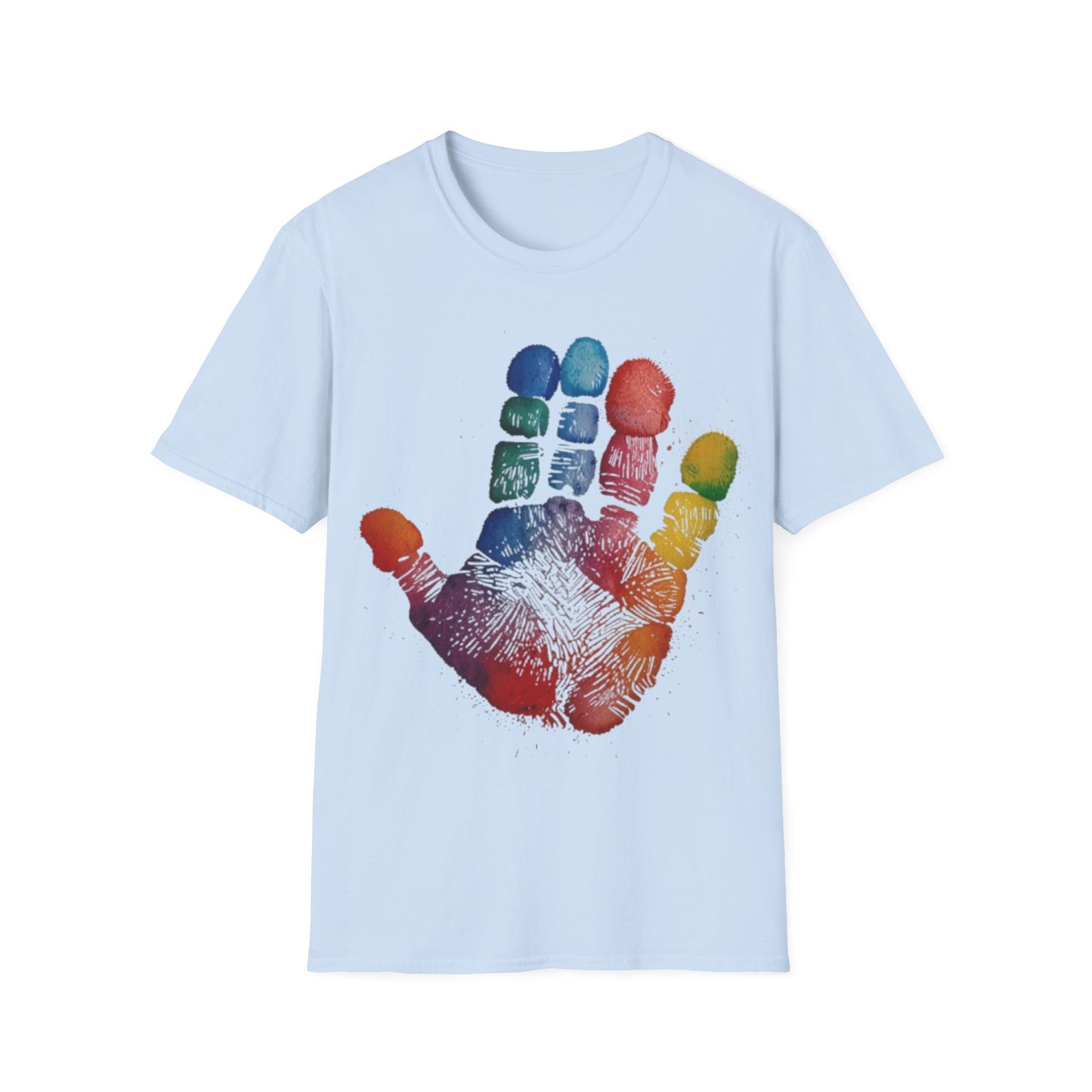 Colourful Handprint - Unisex T-Shirt