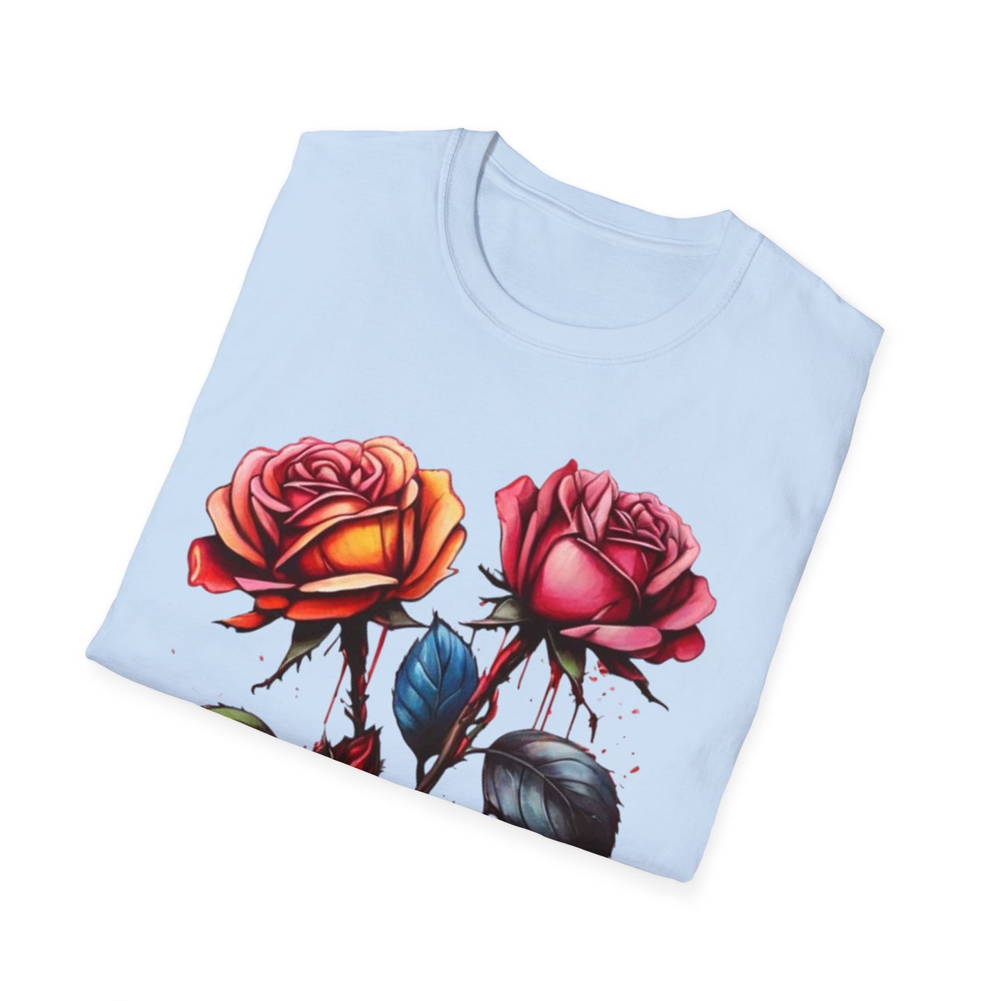 Colourful Rose Duo - Unisex T-Shirt