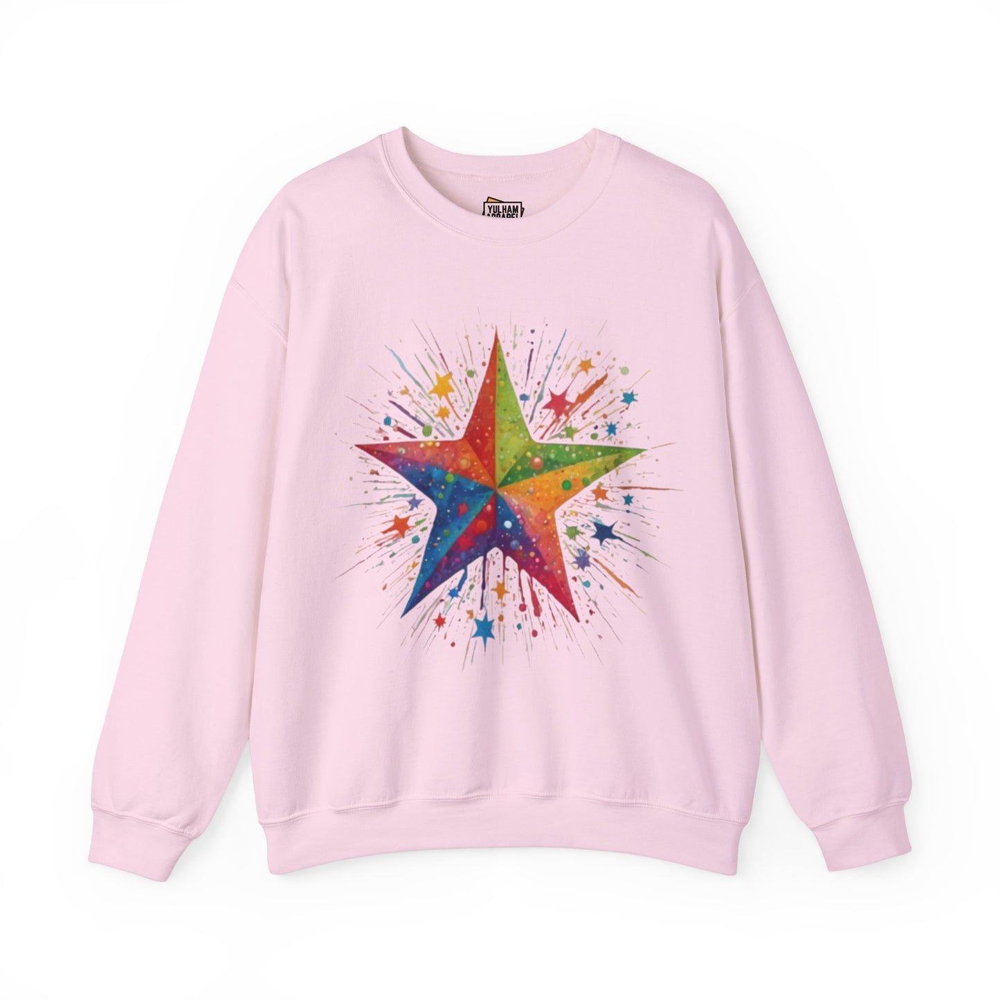 Exploding Messy Star - Unisex Crewneck Sweatshirt