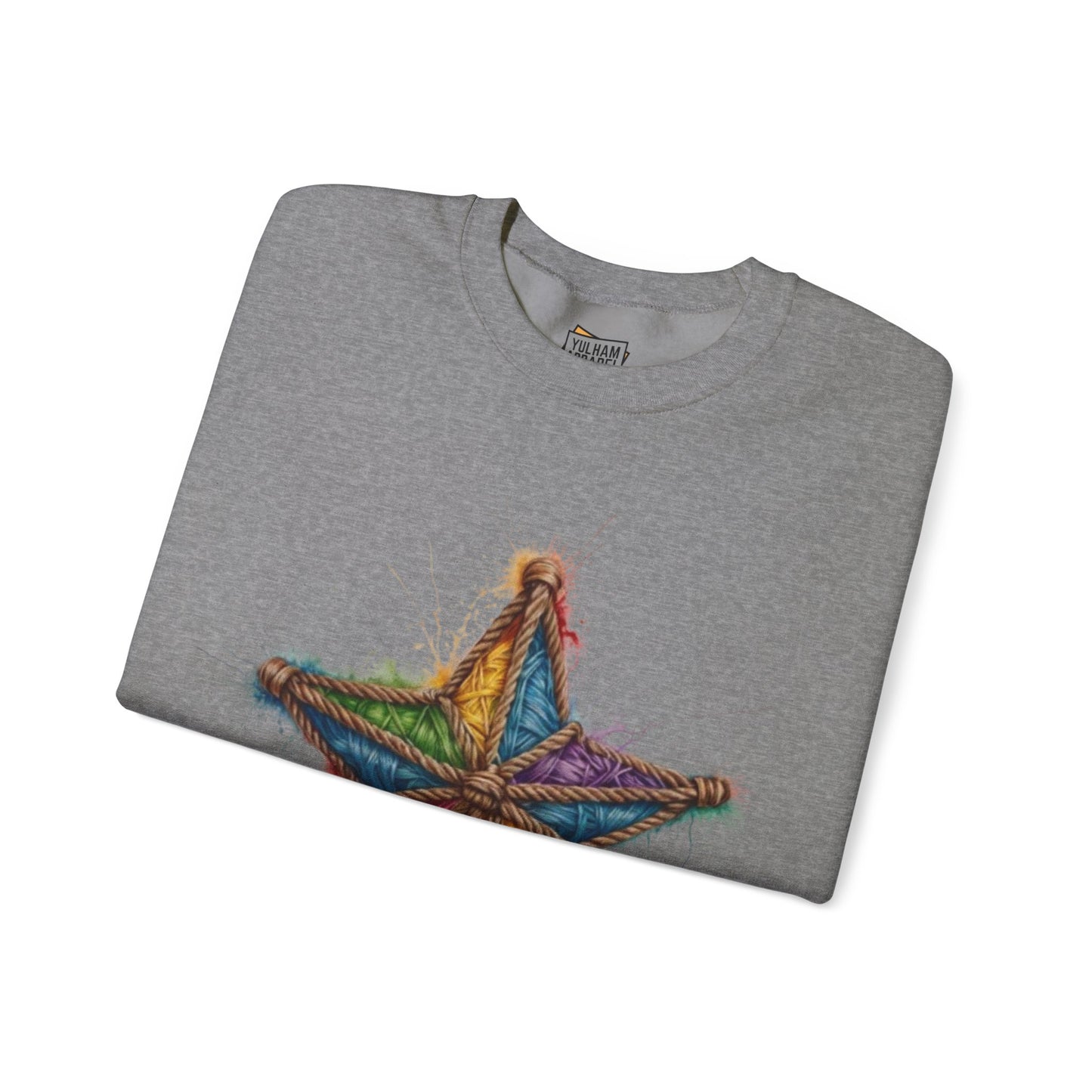 Star Rope Pattern - Unisex Crewneck Sweatshirt