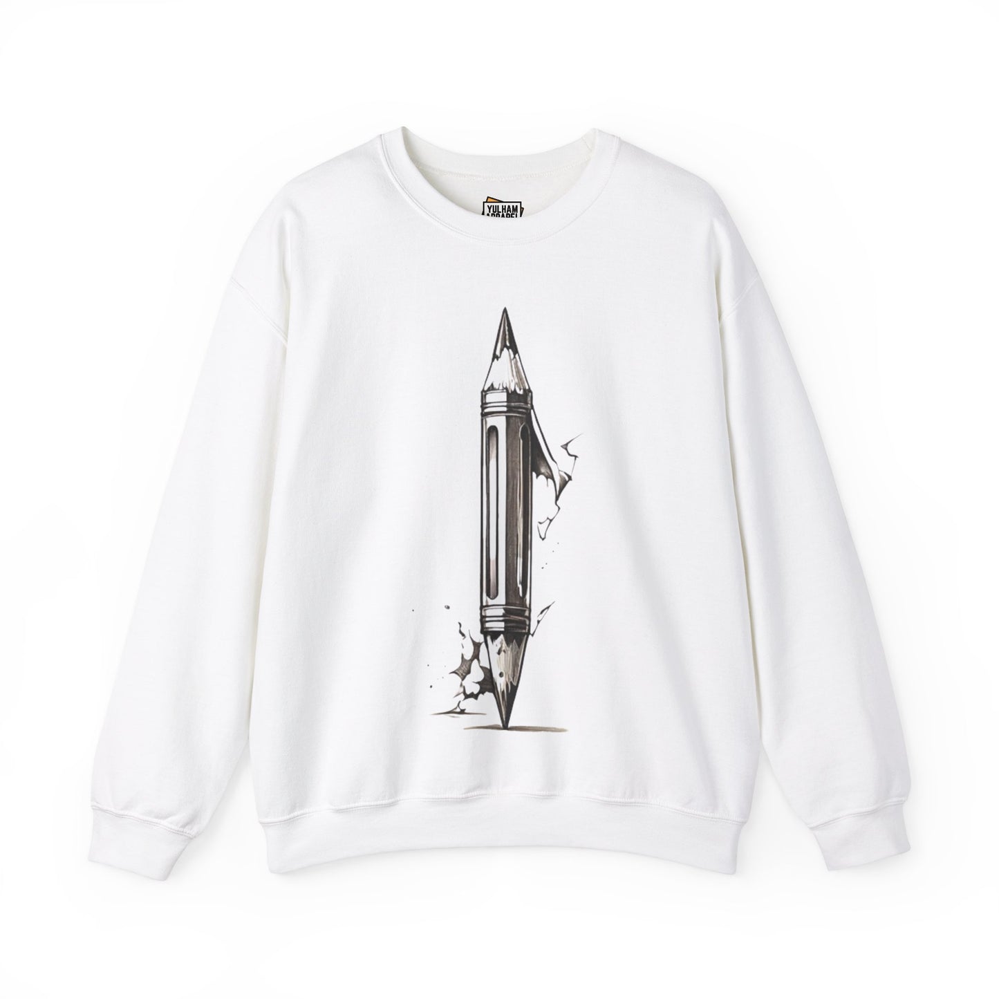 Double Sided Small Pencil - Unisex Crewneck Sweatshirt