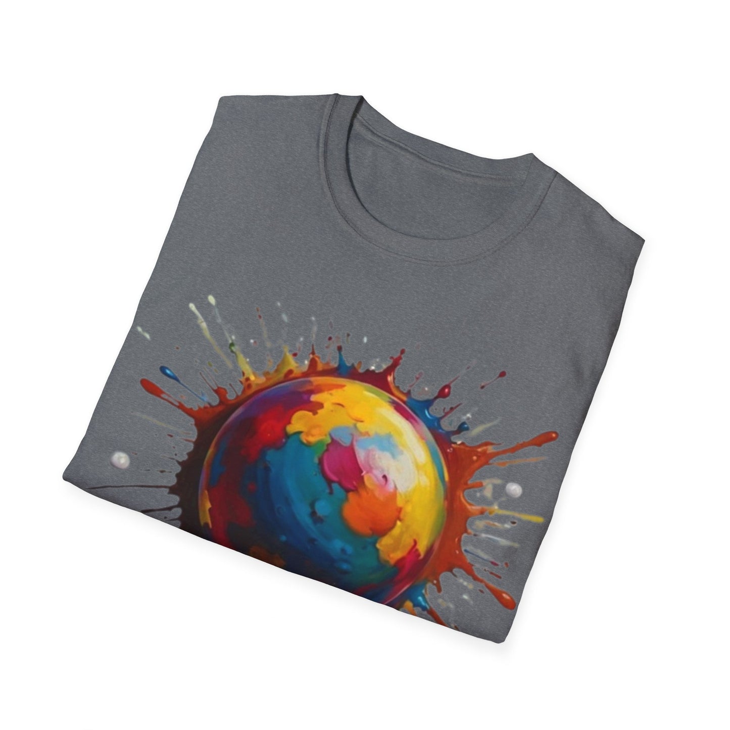 Messy Colourful Cannonball - Unisex T-Shirt