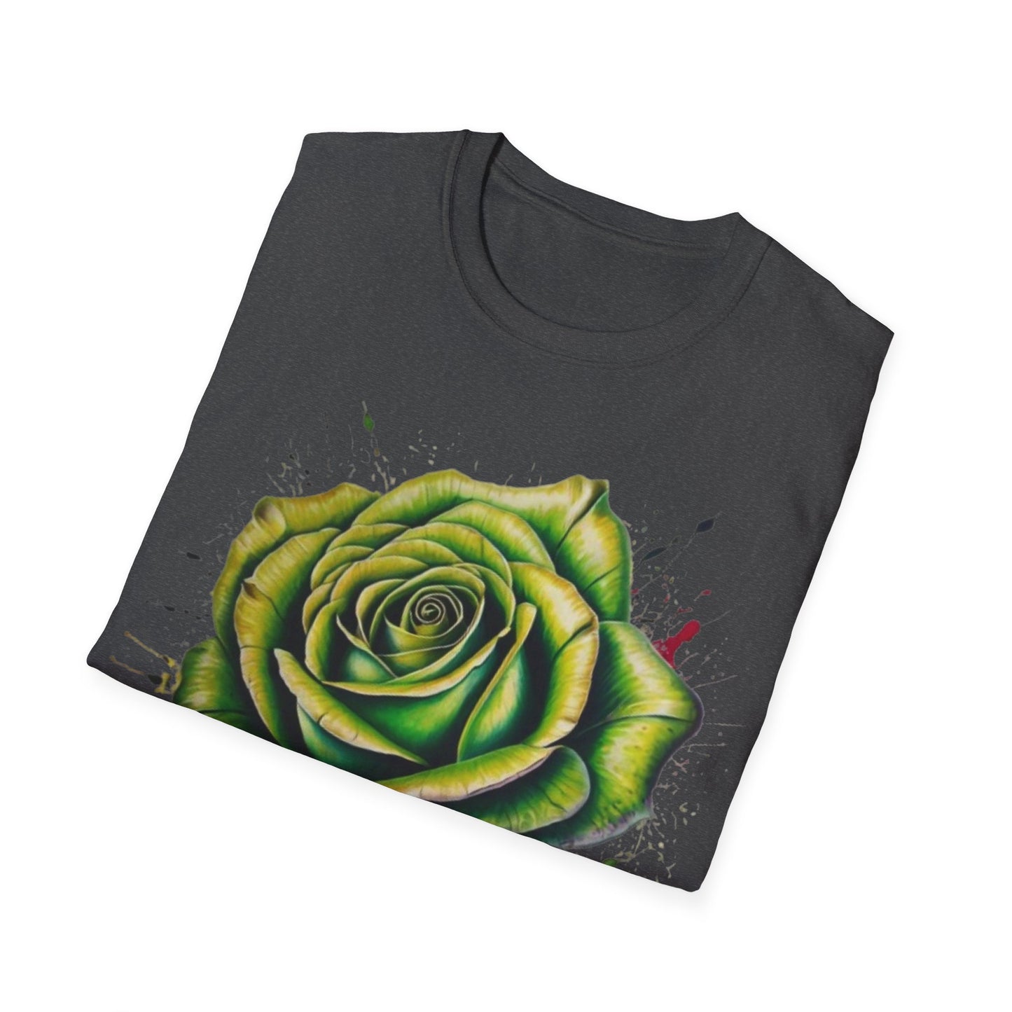 Messy Green Rose - Unisex T-Shirt