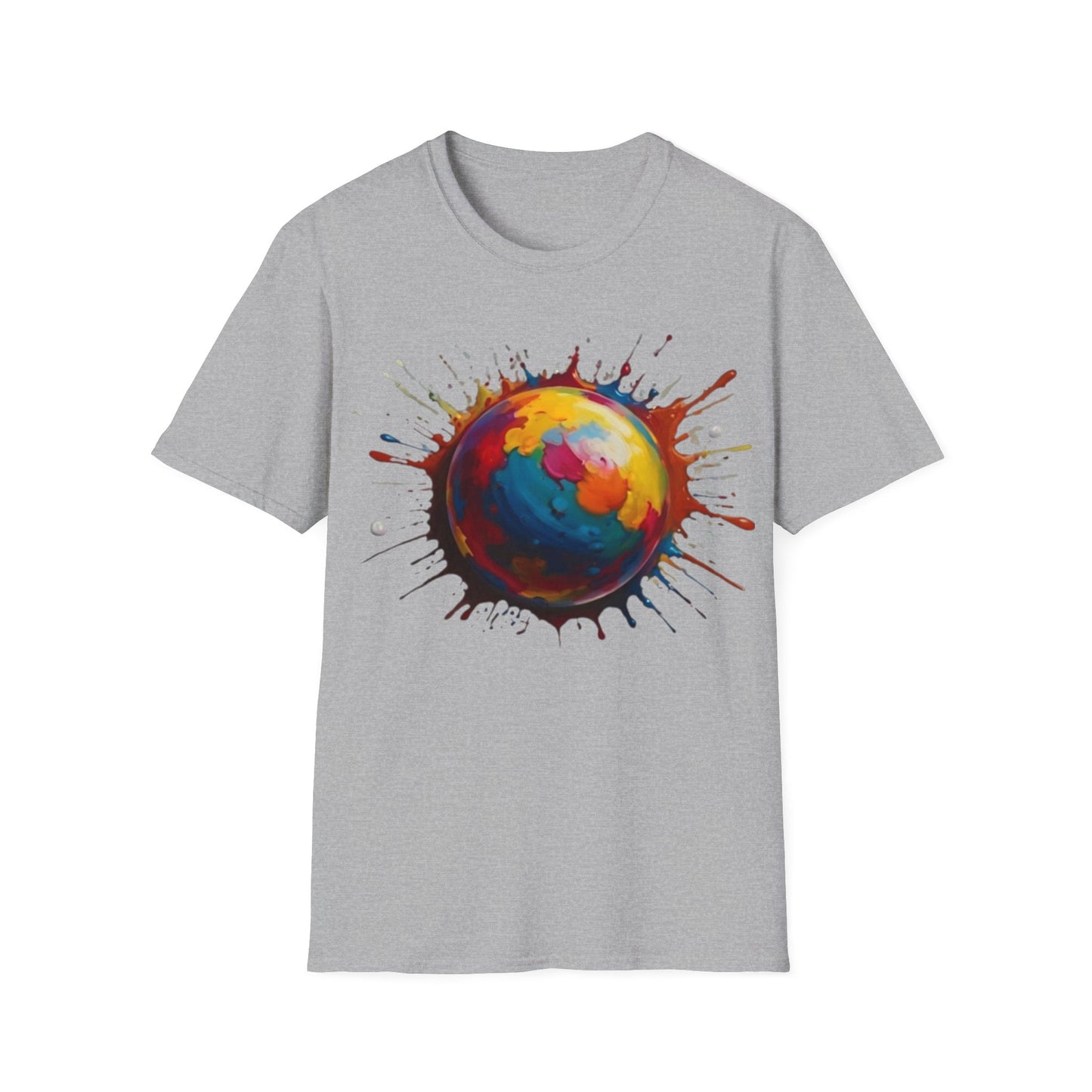 Messy Colourful Cannonball - Unisex T-Shirt