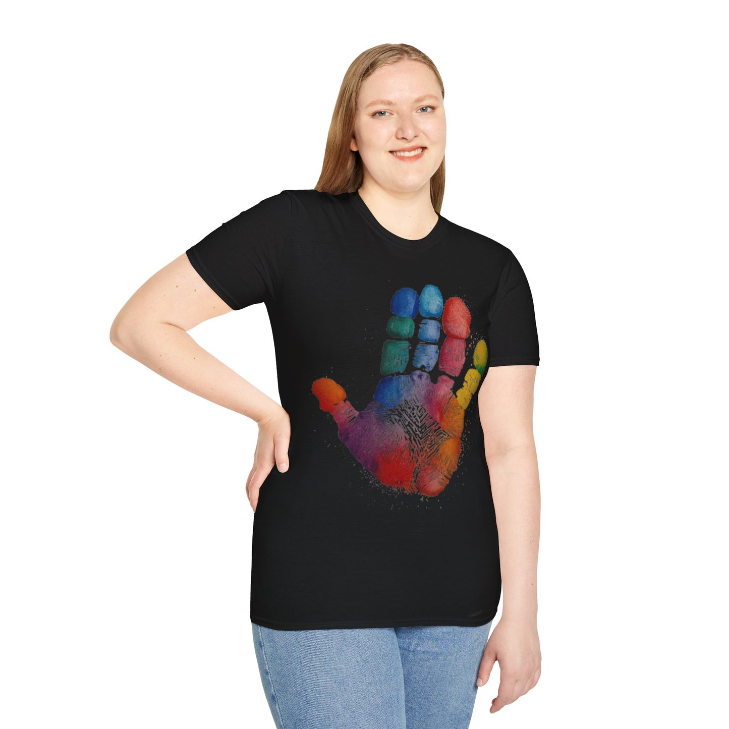 Colourful Handprint - Unisex T-Shirt