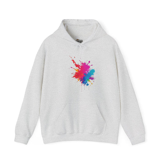 Colourful Paint Splatter - Unisex Hooded Sweatshirt