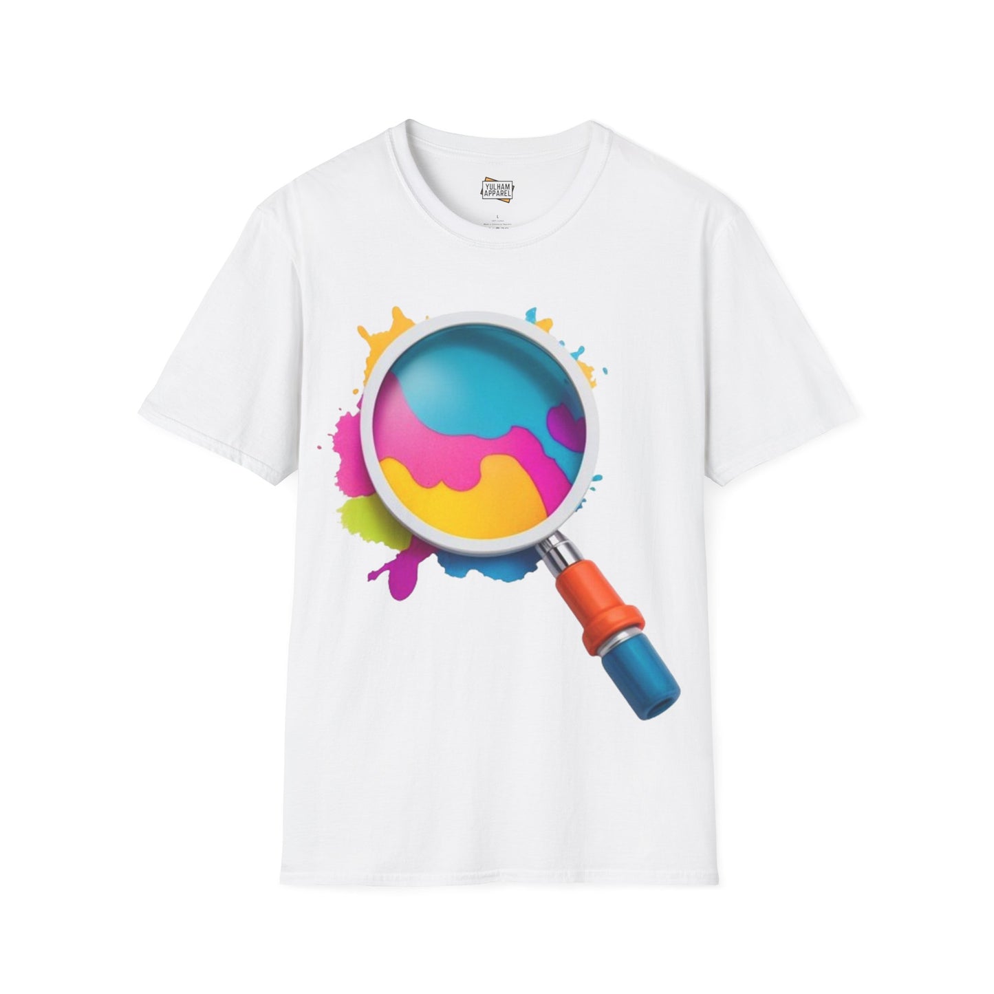 Colourful Magnifying Glass - Unisex T-Shirt