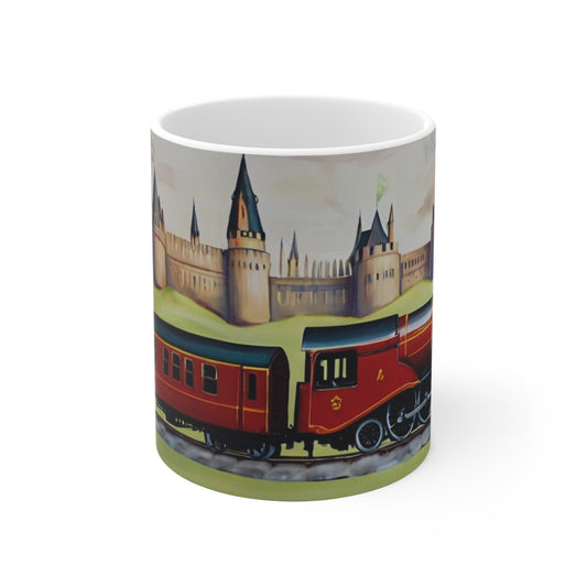 Hogwarts Express Painting Mug - Ceramic Coffee Mug 11oz