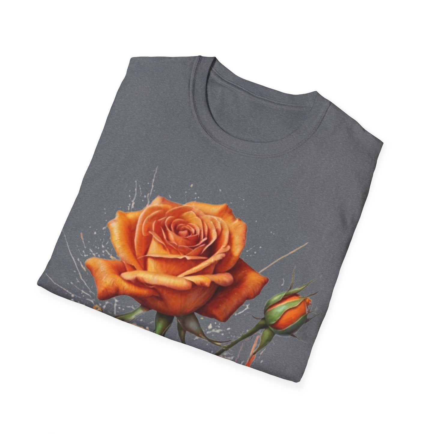 Messy Orange Rose - Unisex T-Shirt