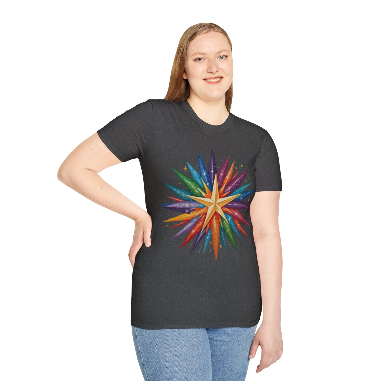 Multicoloured Star - Unisex T-Shirt