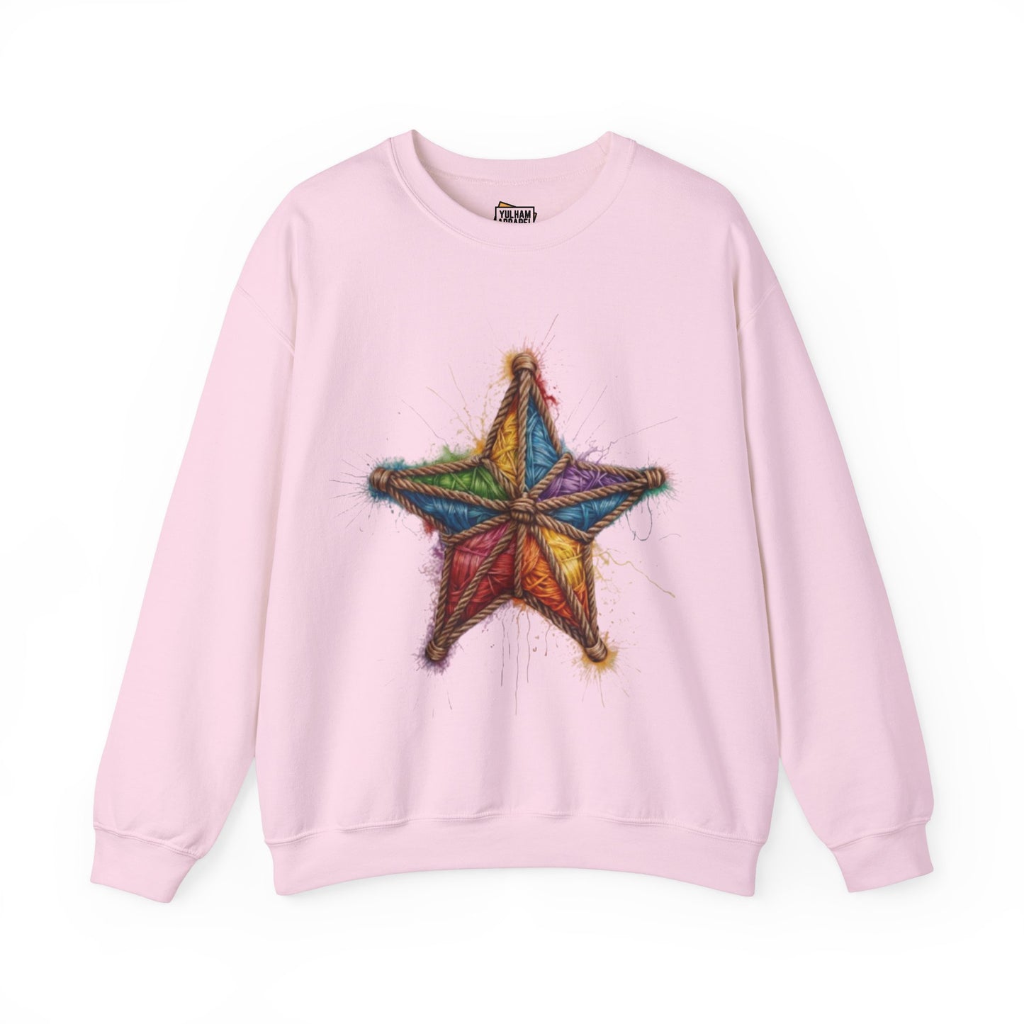 Star Rope Pattern - Unisex Crewneck Sweatshirt