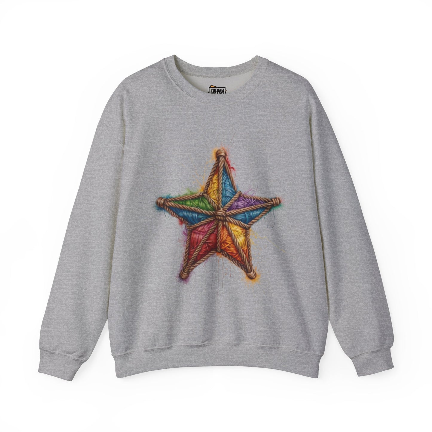 Star Rope Pattern - Unisex Crewneck Sweatshirt