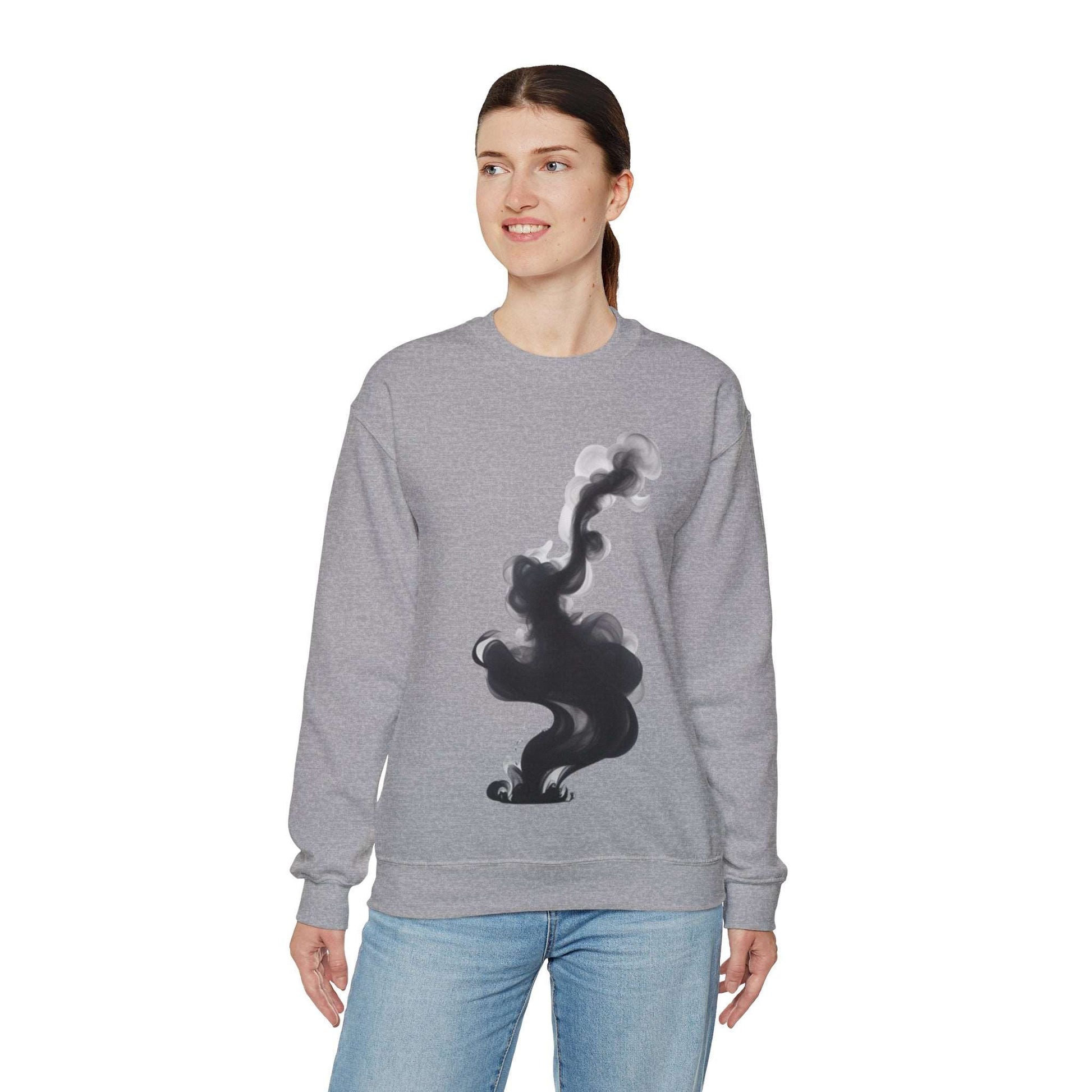 Black Smoke - Unisex Crewneck Sweatshirt