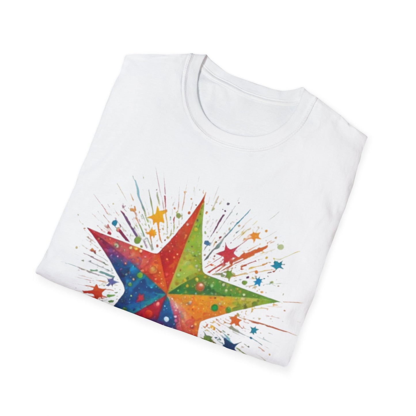 Exploding Messy Star - Unisex T-Shirt