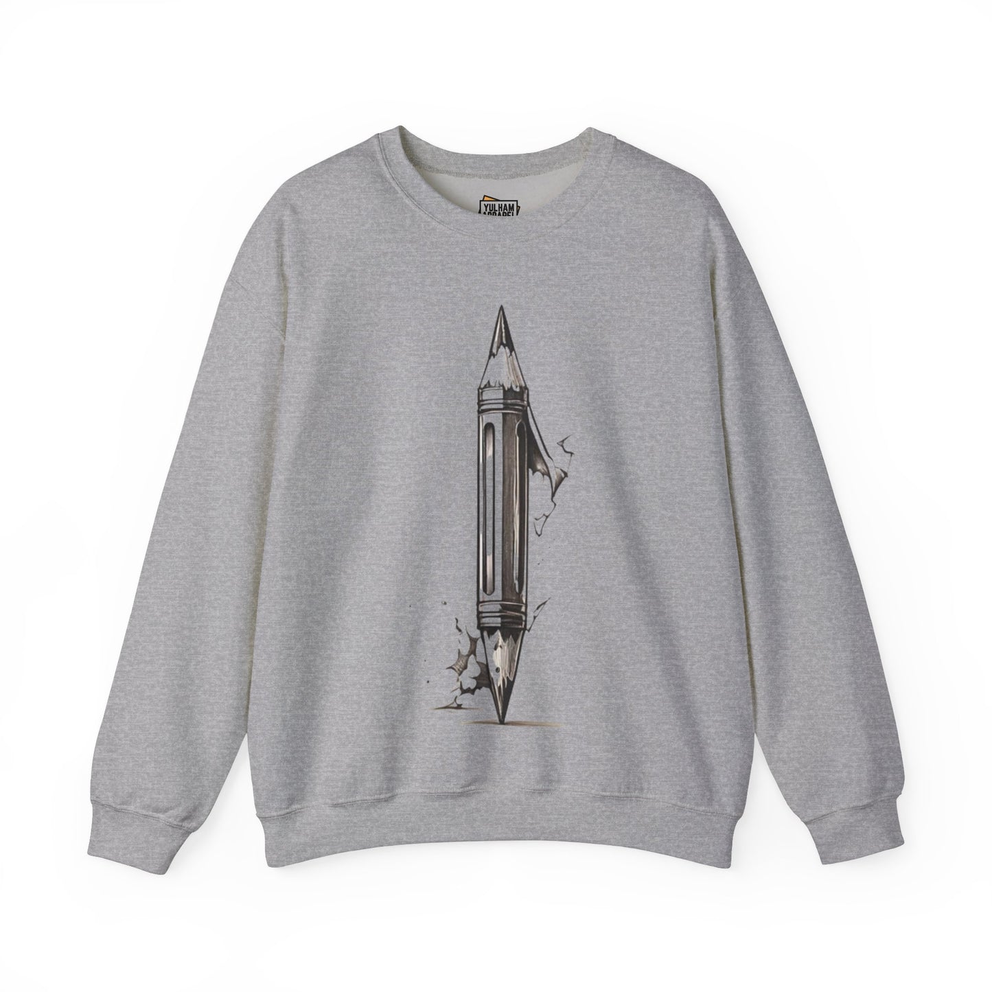 Double Sided Small Pencil - Unisex Crewneck Sweatshirt