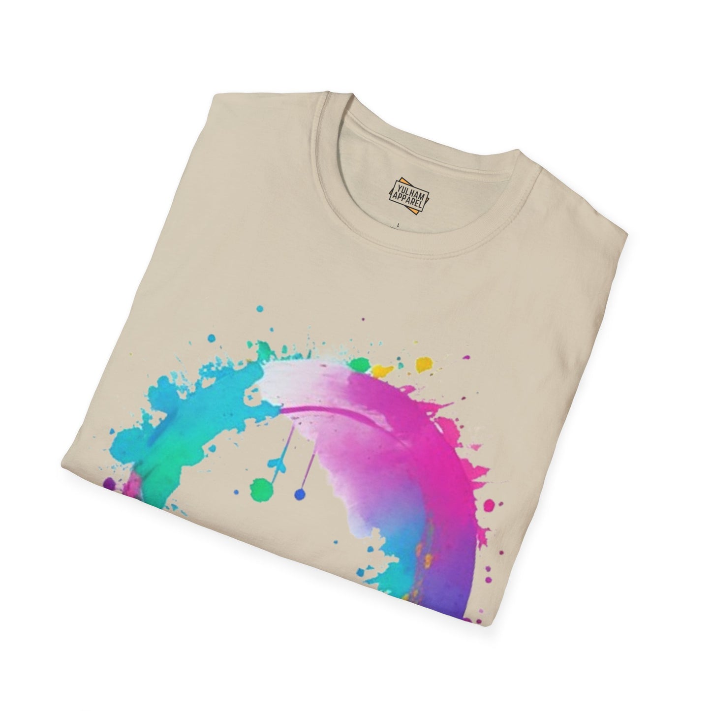 Messy Colourful Circle - Unisex T-Shirt