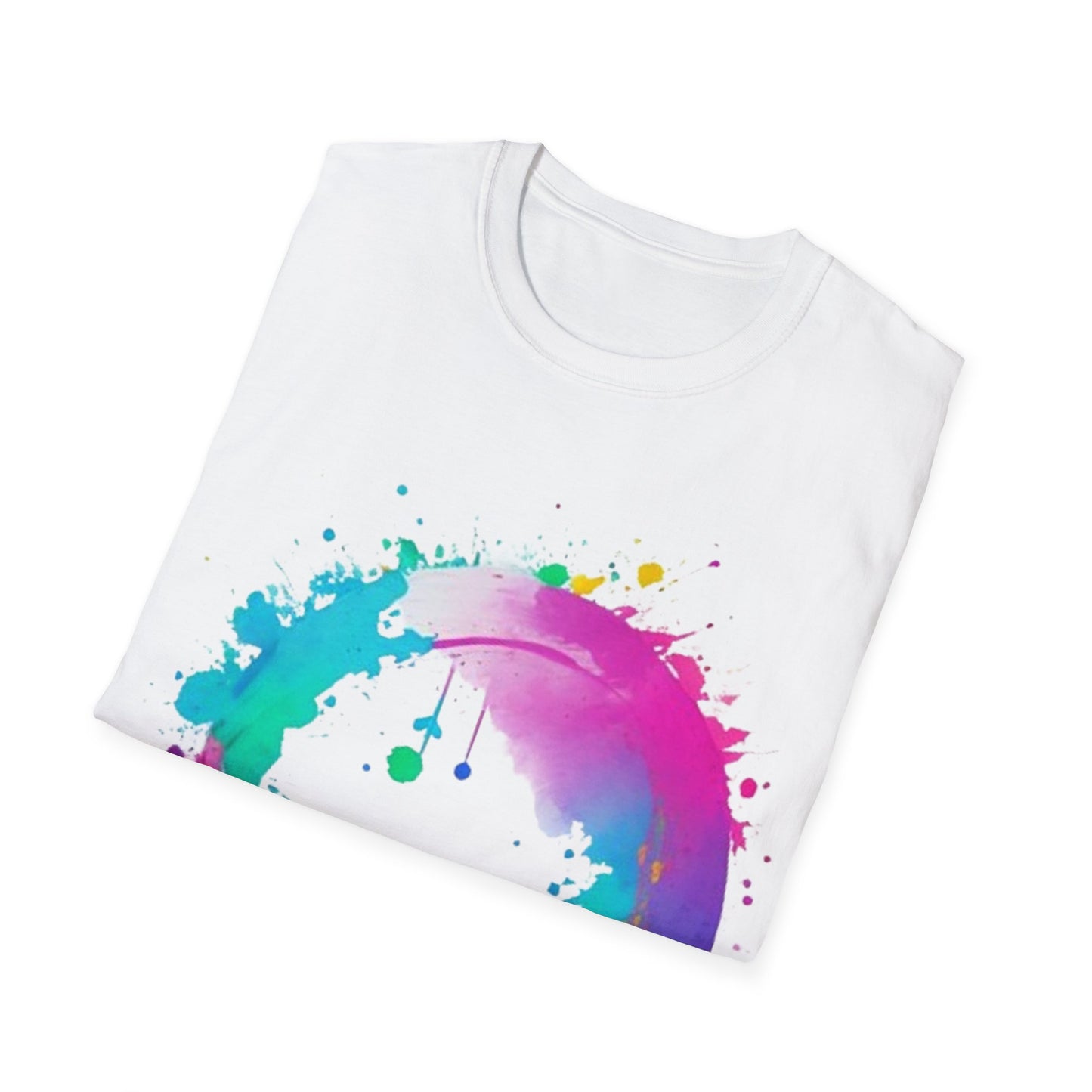 Messy Colourful Circle - Unisex T-Shirt