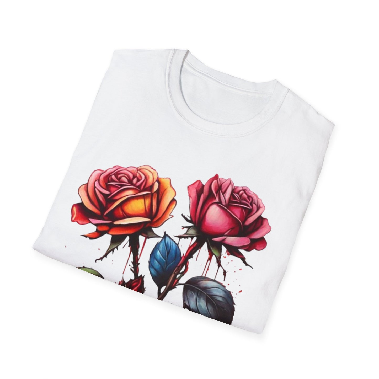 Colourful Rose Duo - Unisex T-Shirt