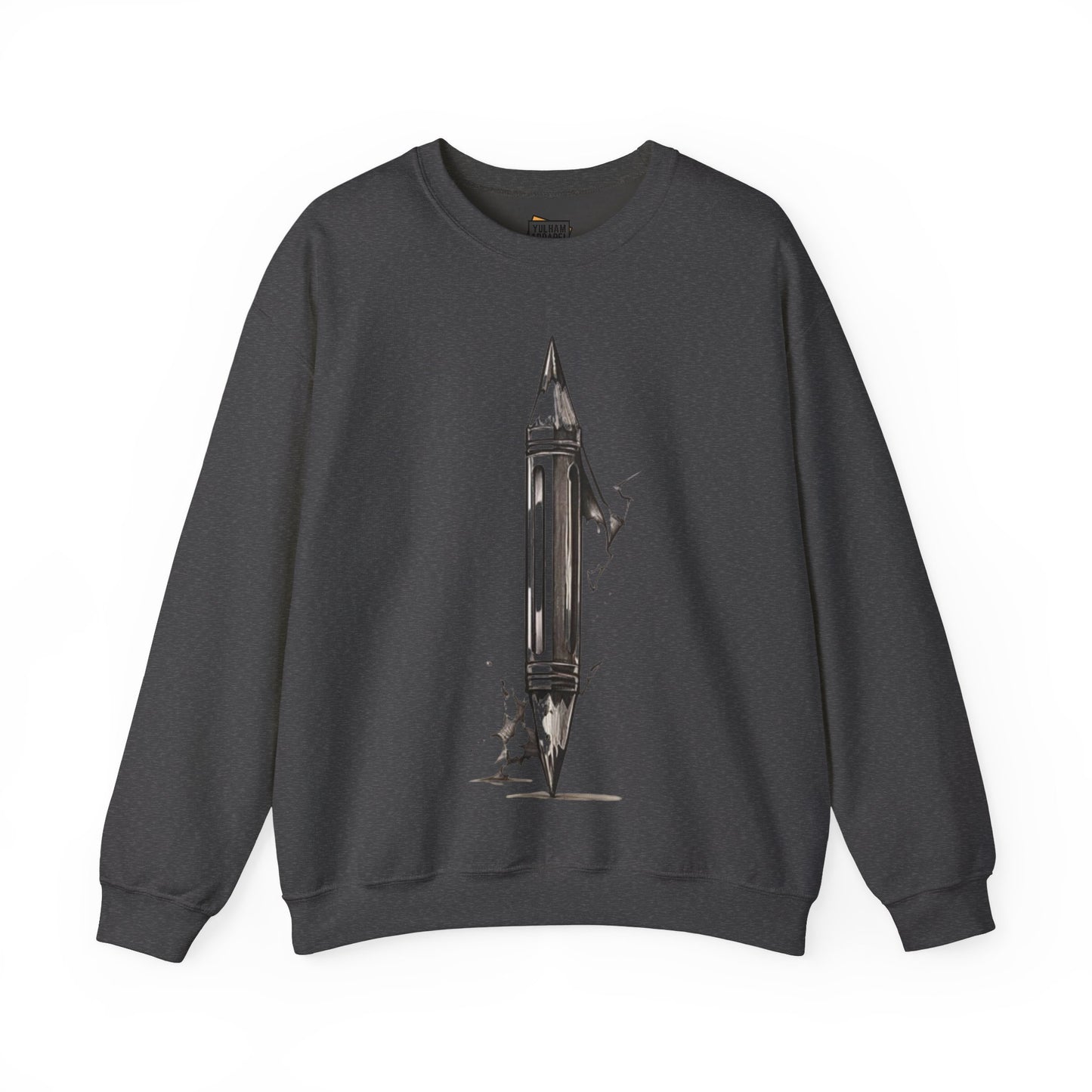 Double Sided Small Pencil - Unisex Crewneck Sweatshirt