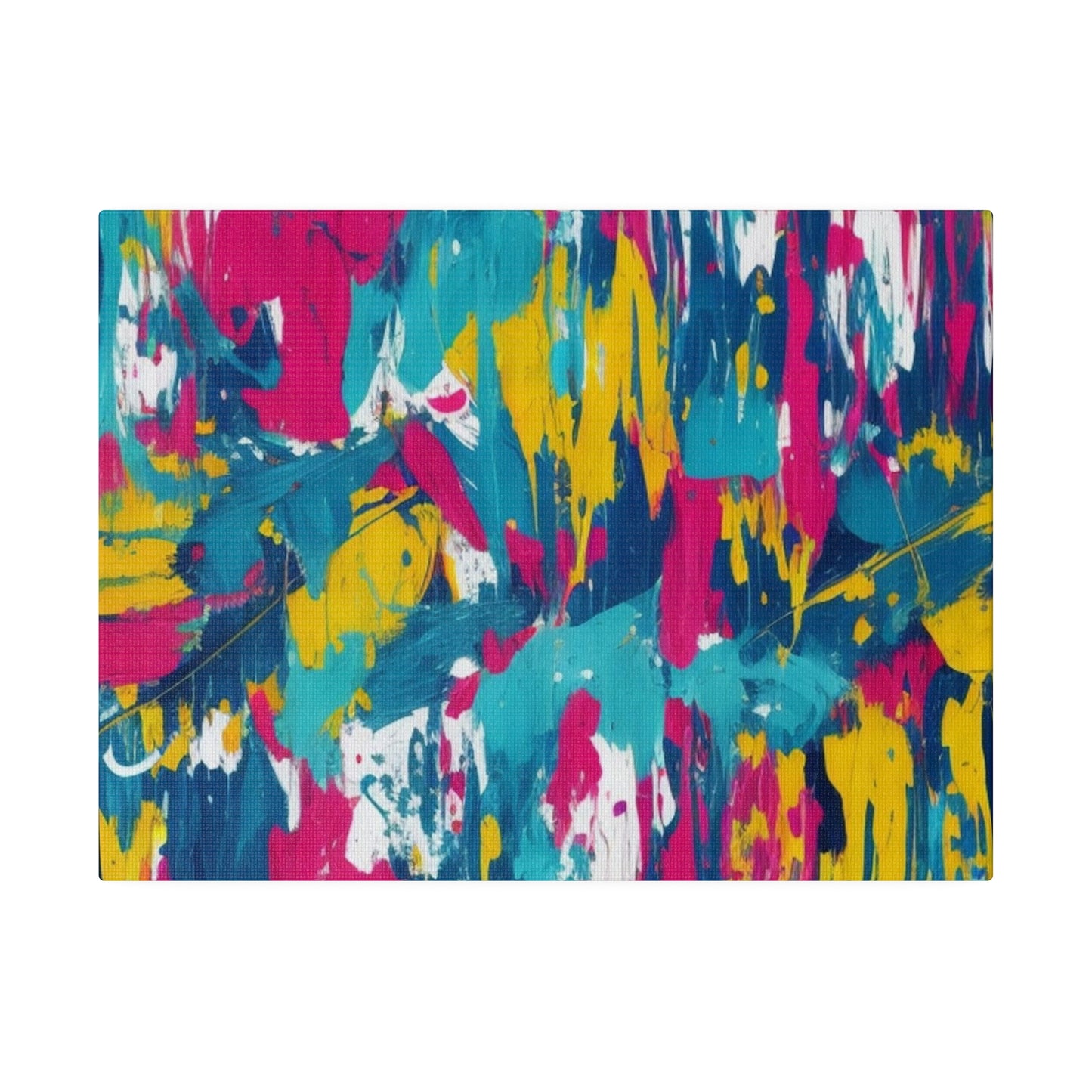 Messy Paint Art - Matte Canvas, Stretched, 0.75"