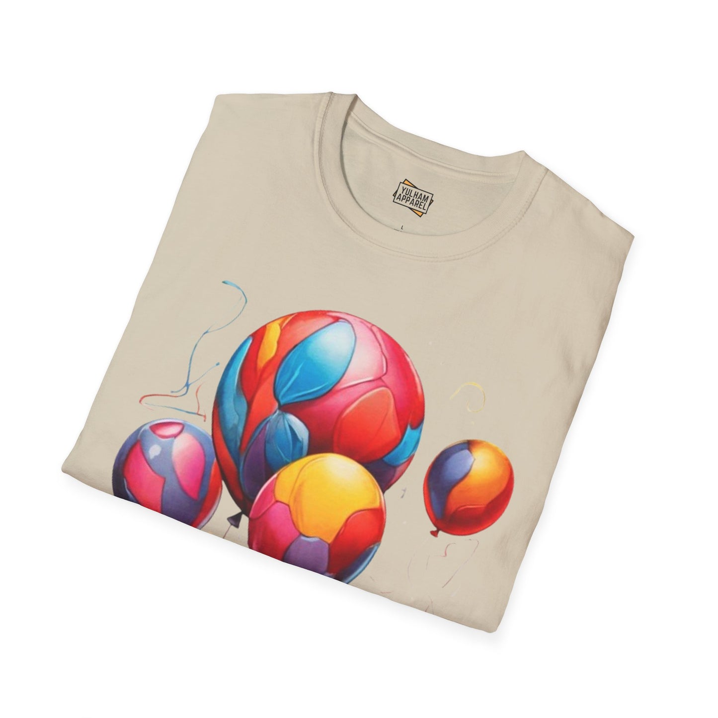 Colourful Messy Balloons - Unisex T-Shirt