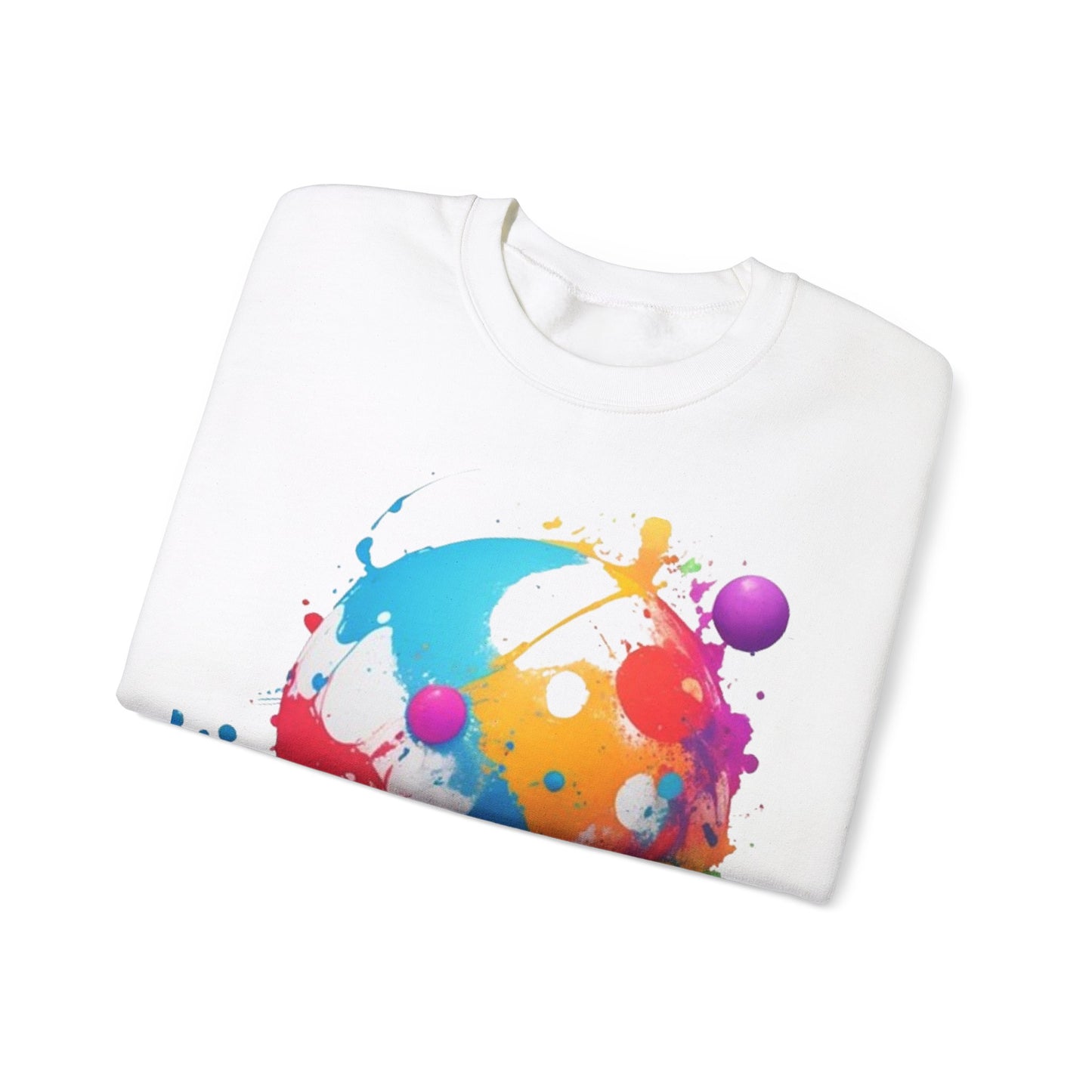 Messy Colourful Sphere Unisex Crewneck Sweatshirt