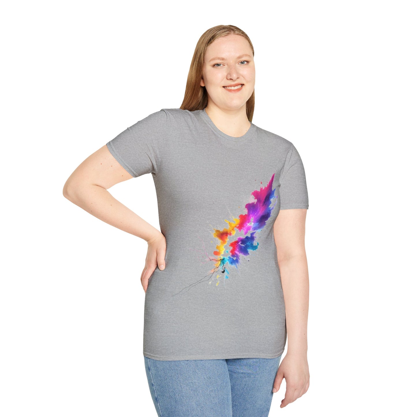 Colourful Lightning Bolt - Unisex T-Shirt