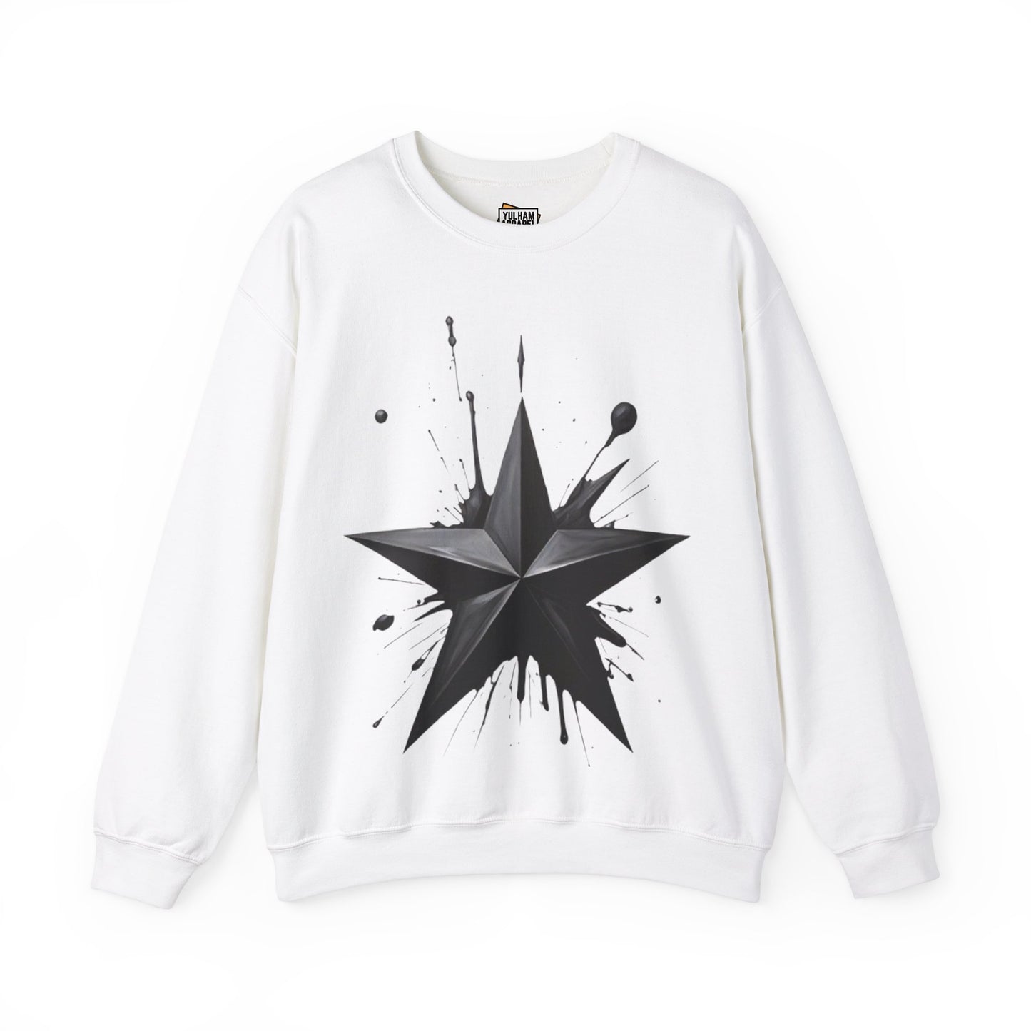 Black Star - Unisex Crewneck Sweatshirt