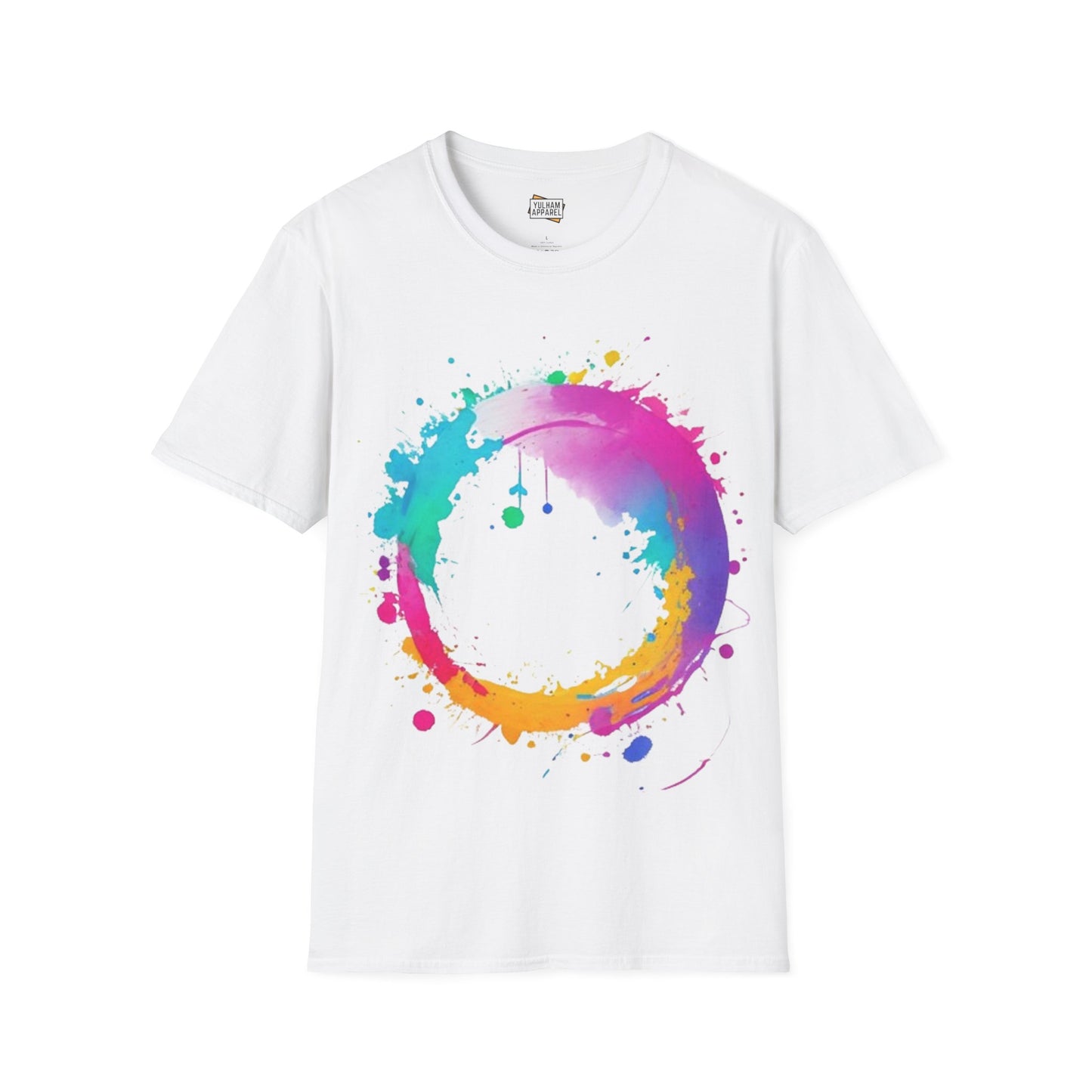 Messy Colourful Circle - Unisex T-Shirt