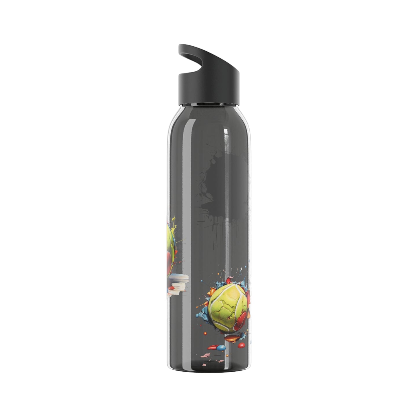 Colourful Messy Tennis Balls - Sky Water Bottle